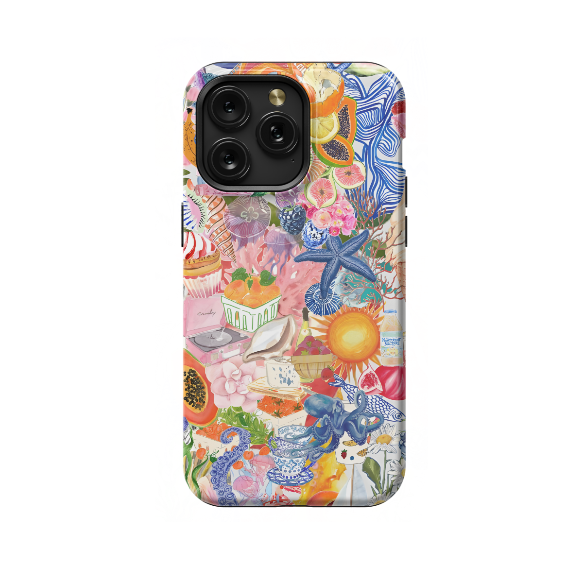 Summer Vibe Collage Beachy Sea Ocean Aesthetic Phone Case iPhone Samsung Pixel & More 360 - Image 1