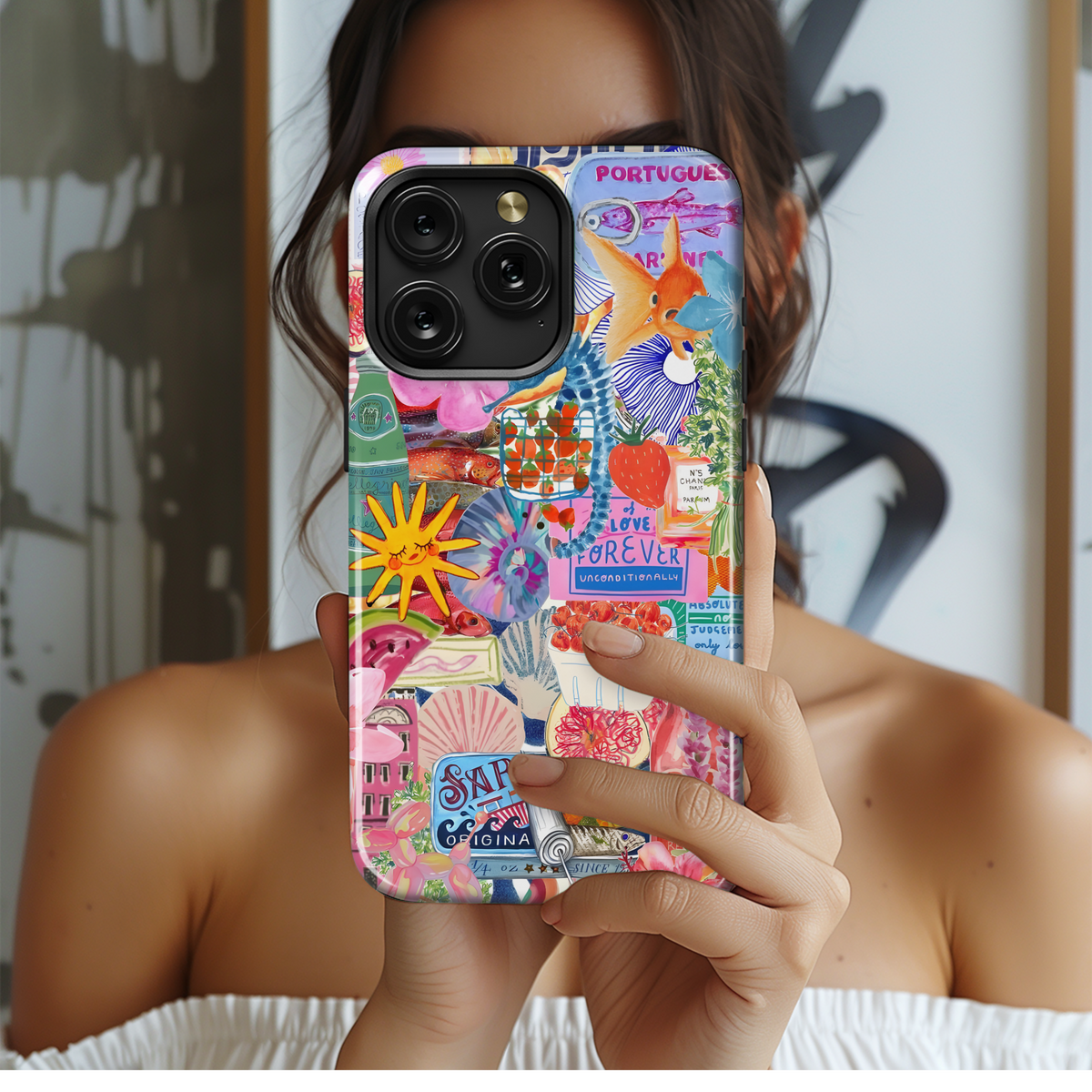 Summertime Collage Art
 Phone Case iPhone Samsung Cover Pixel 4177 - Image 2