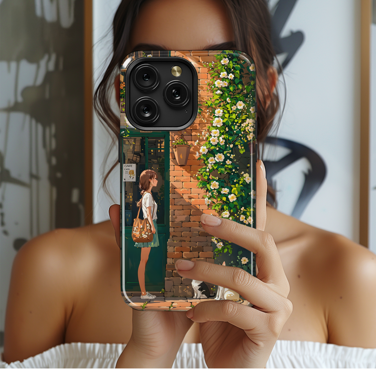 Sunny Cafe Daydream
 Phone Case iPhone Samsung Cover Pixel 3987 - Image 2