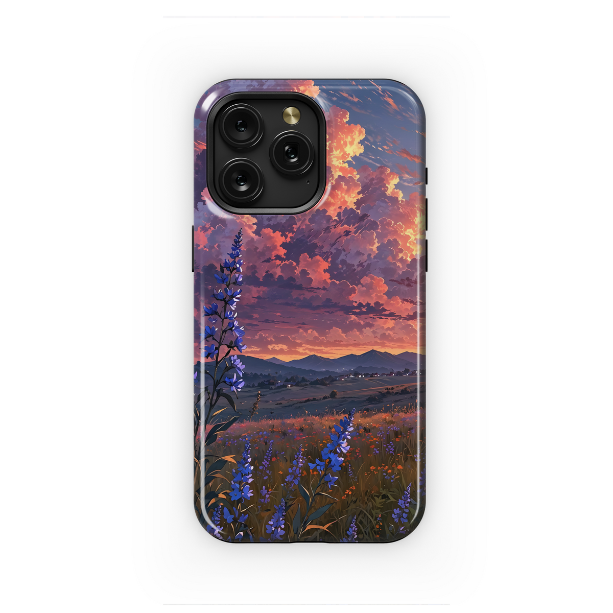 Sunset Meadow Bloom
 Phone Case iPhone Samsung Cover Pixel 4163 - Image 1