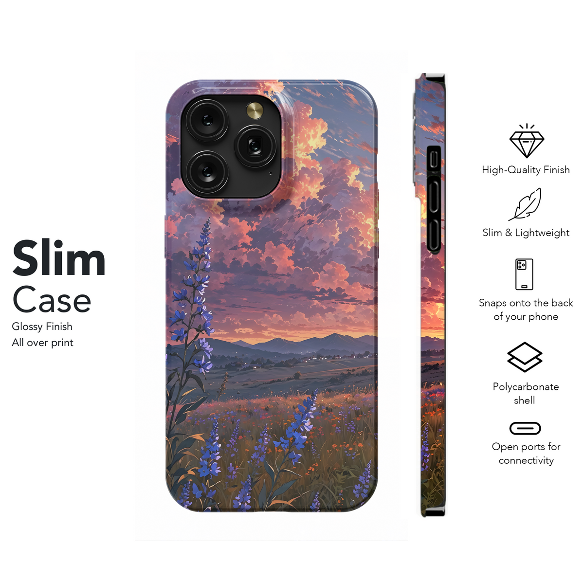 Sunset Meadow Bloom
 Phone Case iPhone Samsung Cover Pixel 4163 - Image 7