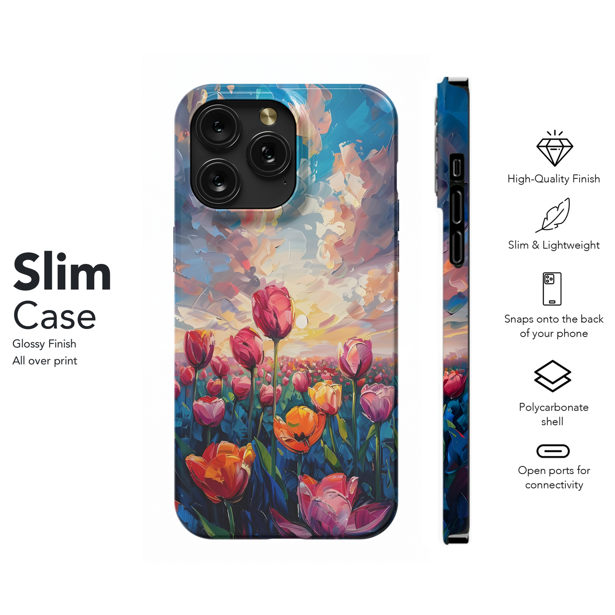 Sunset Tulip Dreamscape
 Phone Case iPhone Samsung Cover Pixel 4167 - Image 7