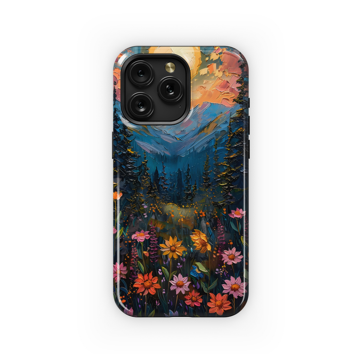 Sunset Wildflowers
 Phone Case iPhone Samsung Cover Pixel 4142 - Image 1