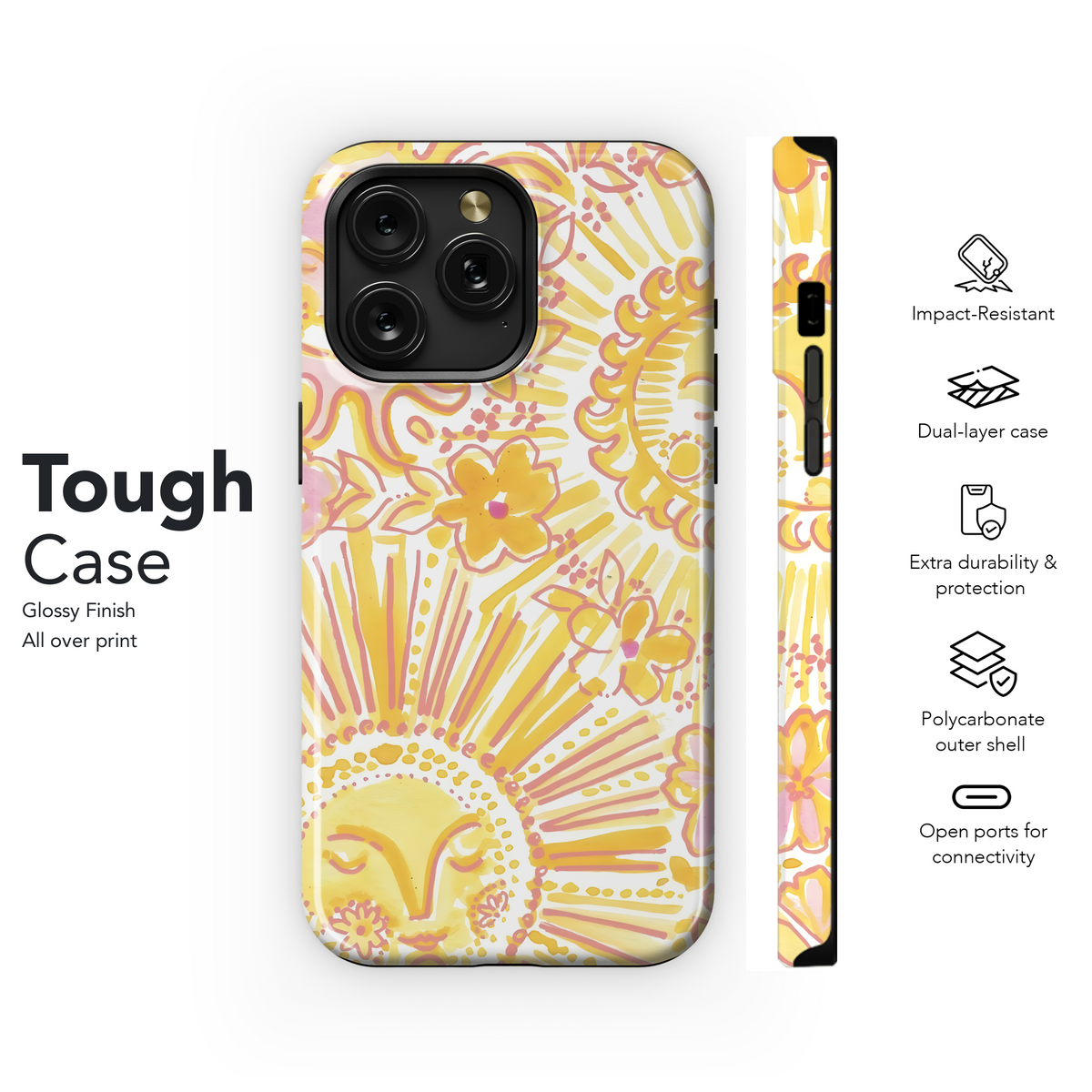 Sunshine Floral Dream
 Phone Case iPhone Samsung Cover Pixel 4153 - Image 6