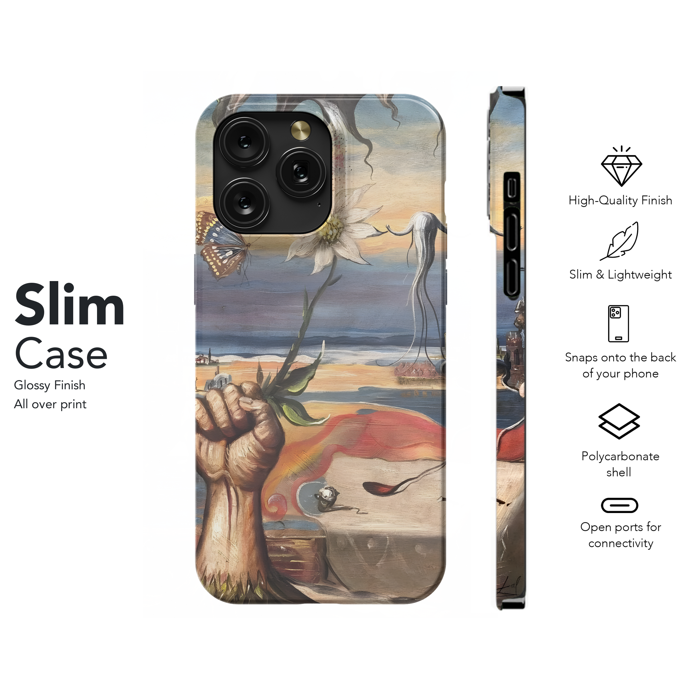 Surreal Flower Power
 Phone Case iPhone Samsung Cover Pixel 4454 - Image 7