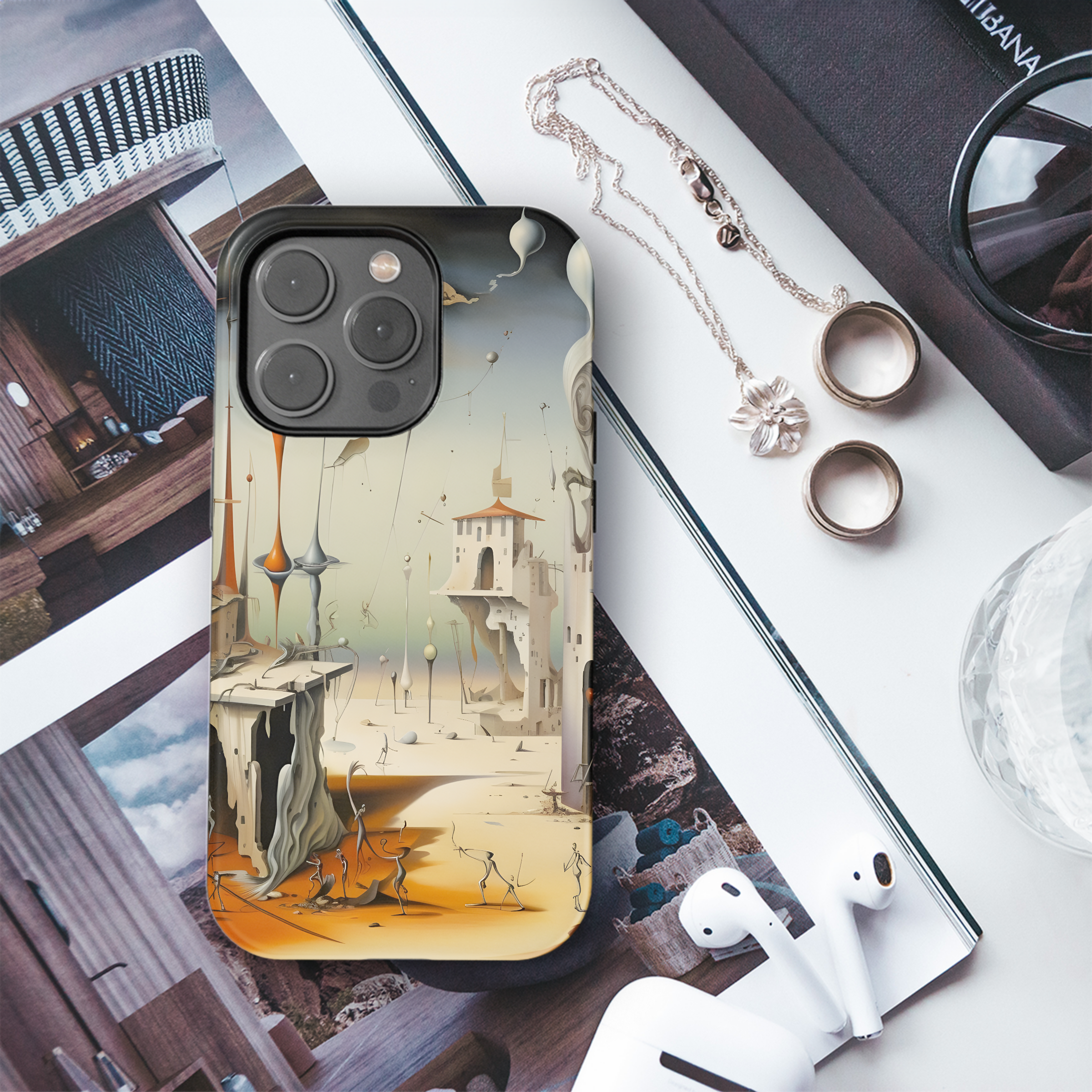 Surrealist Dreamscape Art
 Phone Case iPhone Samsung Cover Pixel 4455 - Image 3