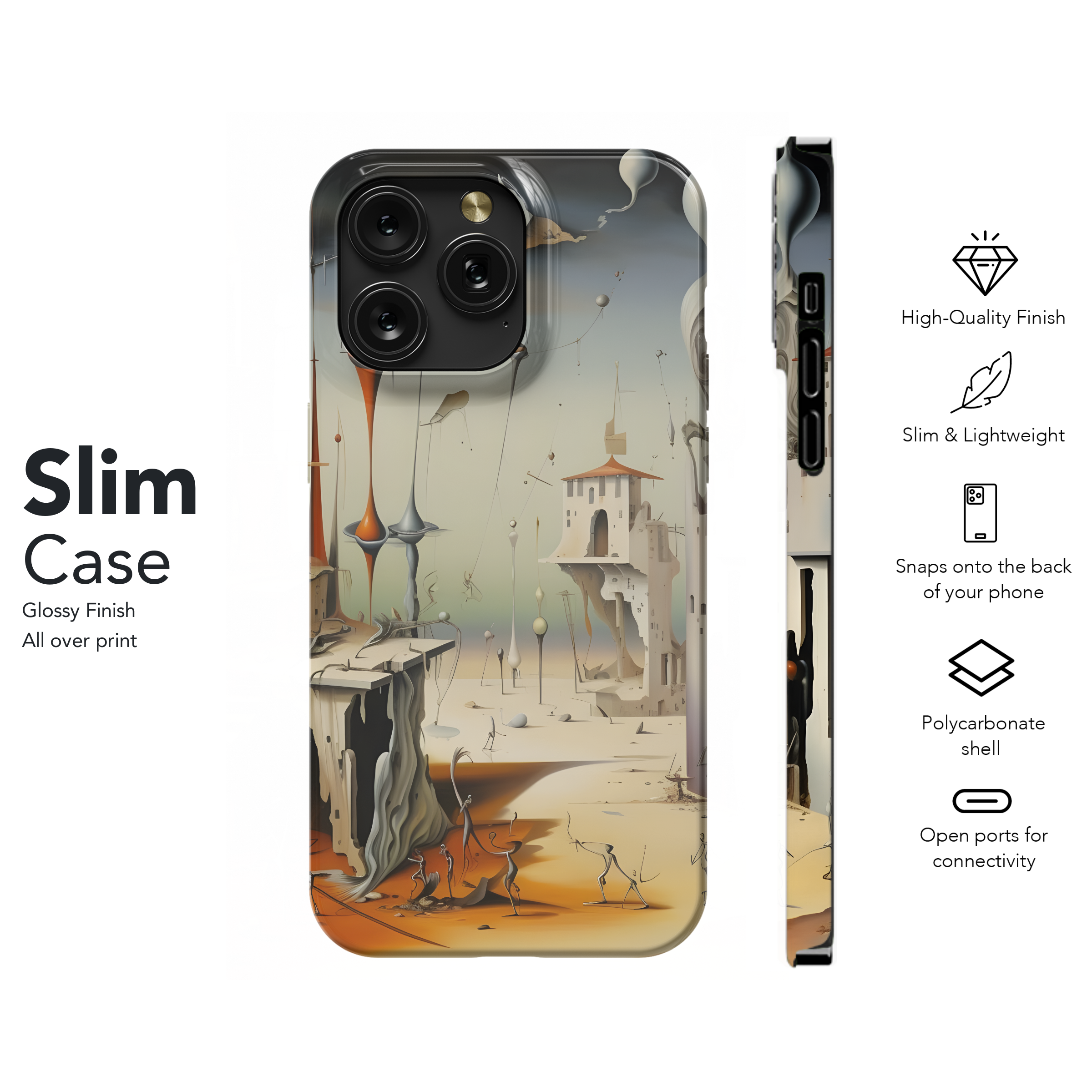 Surrealist Dreamscape Art
 Phone Case iPhone Samsung Cover Pixel 4455 - Image 7