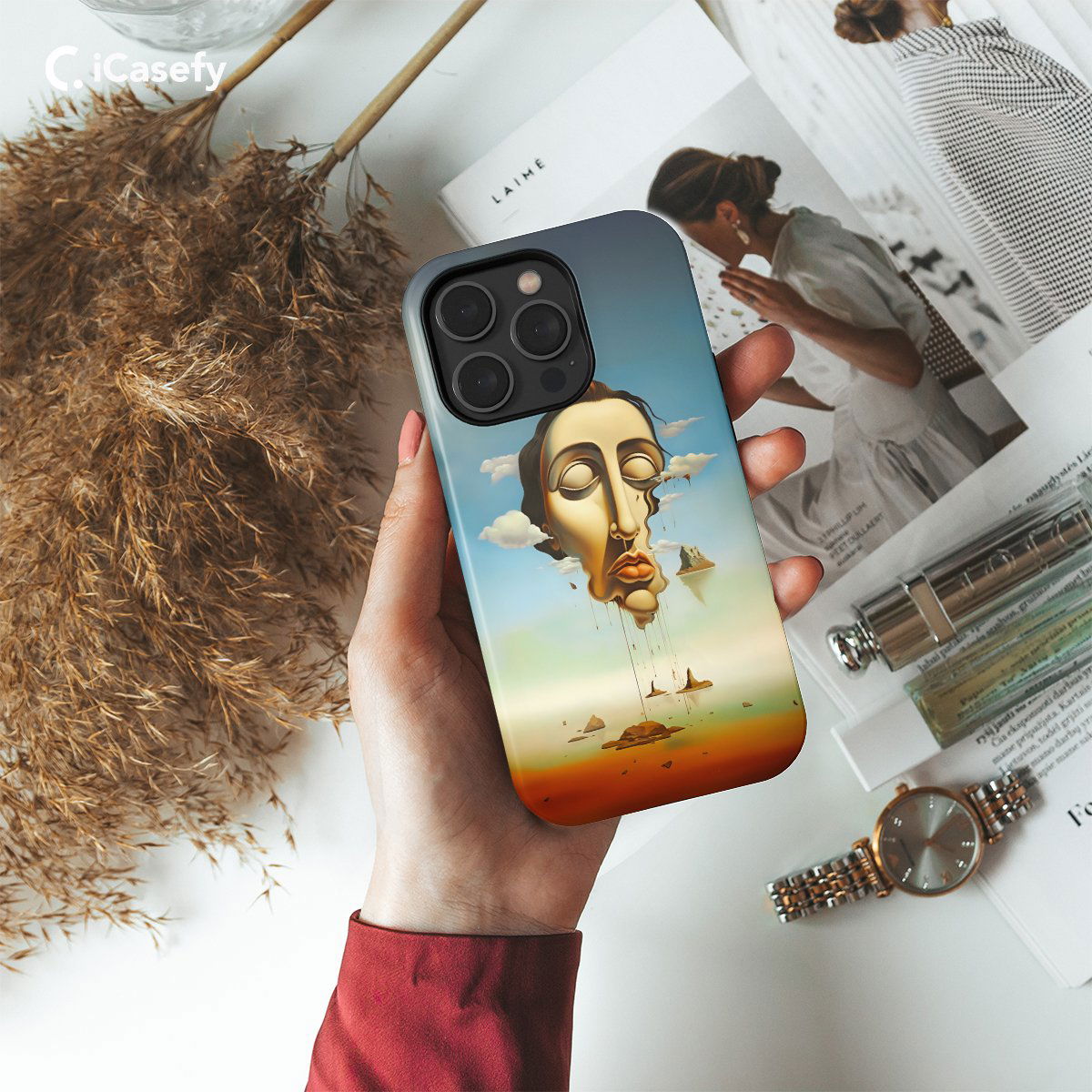 Surrealistic Salvador Phone Case iPhone Samsung Pixel & More - Image 2