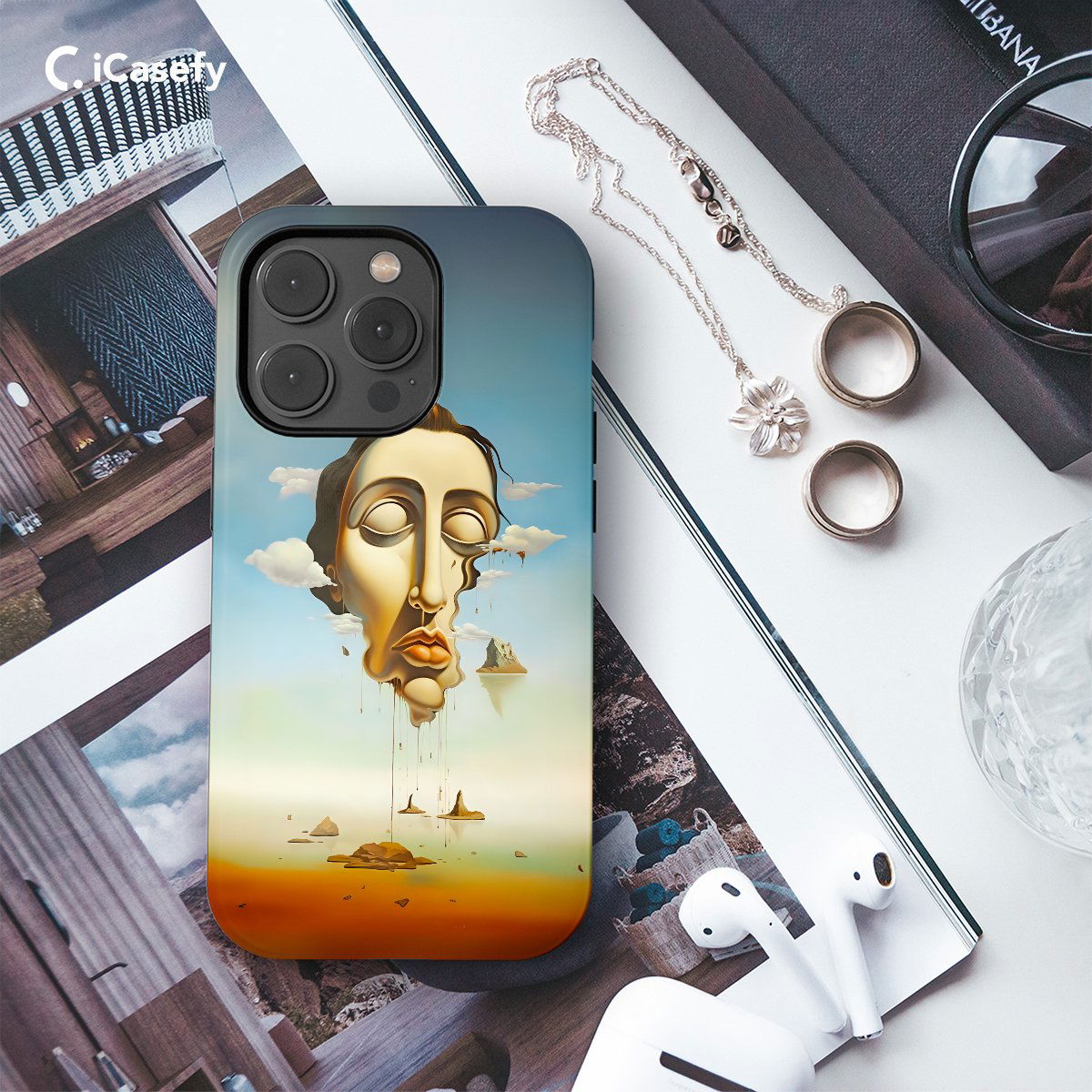 Surrealistic Salvador Phone Case iPhone Samsung Pixel & More - Image 3