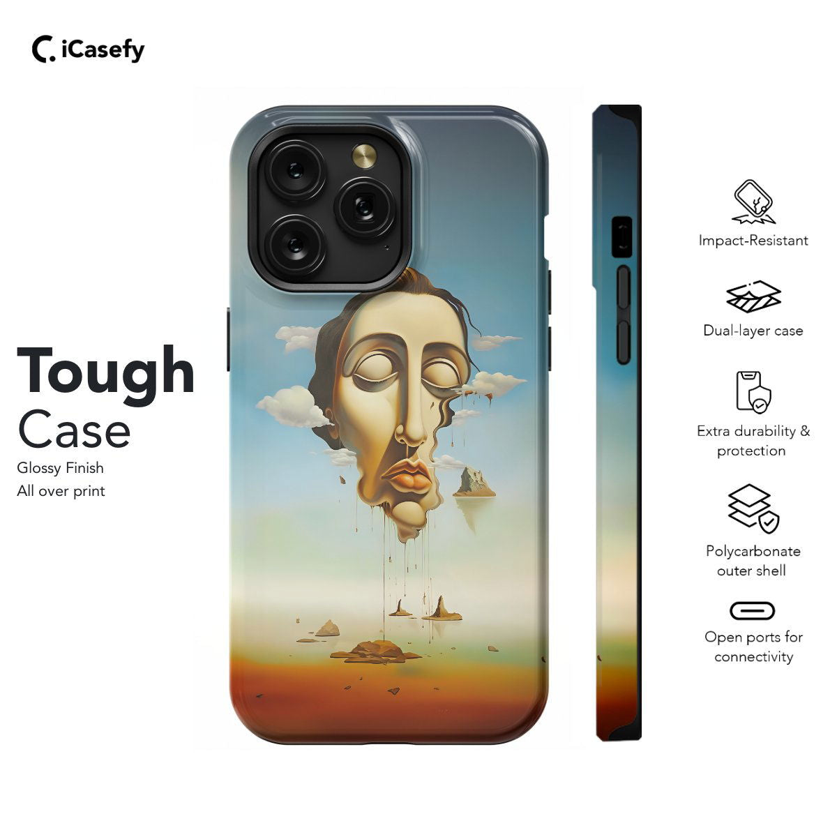 Surrealistic Salvador Phone Case iPhone Samsung Pixel & More - Image 5