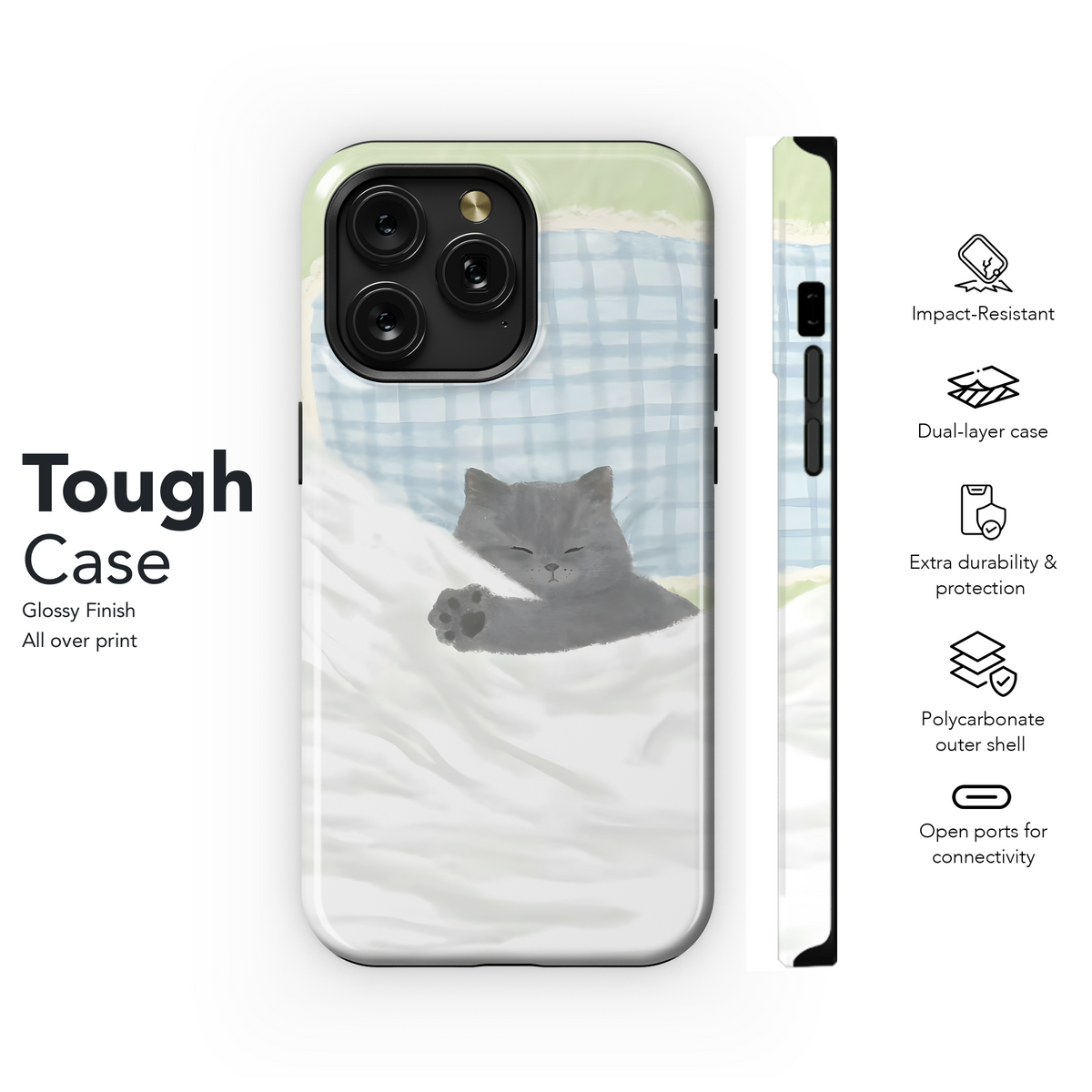 Sweet Dreams Kitty
 Phone Case iPhone Samsung Cover Pixel 4324 - Image 6