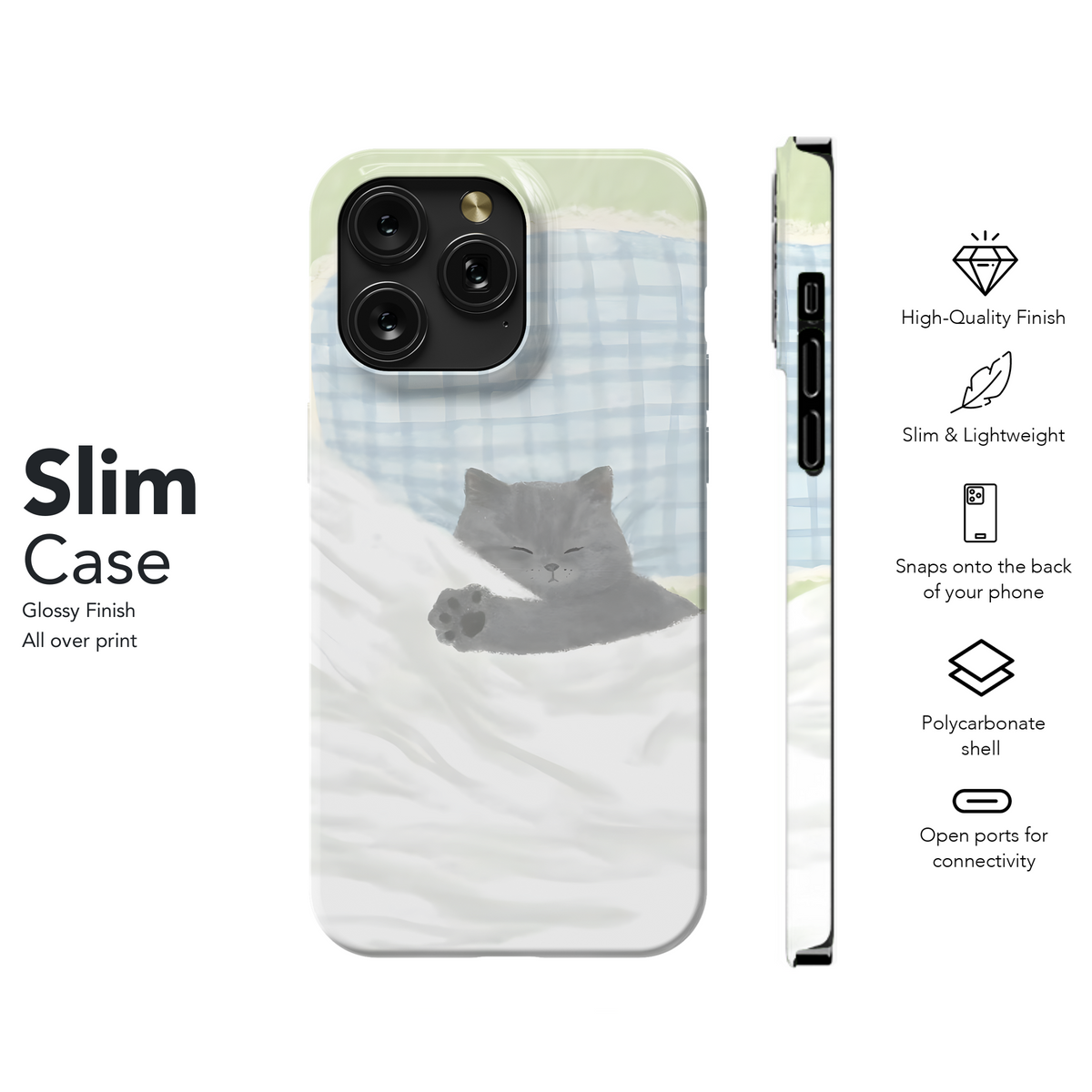 Sweet Dreams Kitty
 Phone Case iPhone Samsung Cover Pixel 4324 - Image 7