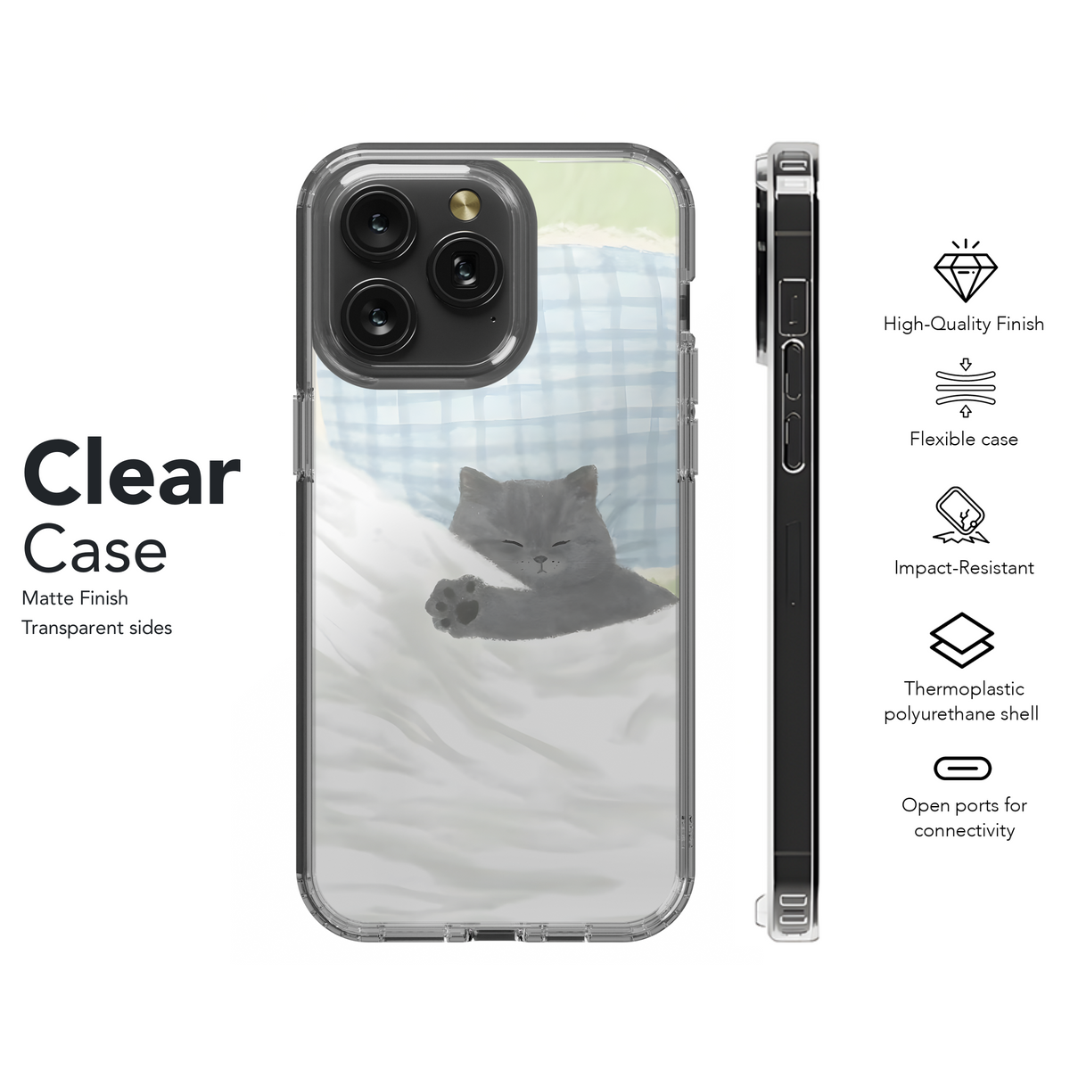 Sweet Dreams Kitty
 Phone Case iPhone Samsung Cover Pixel 4324 - Image 8