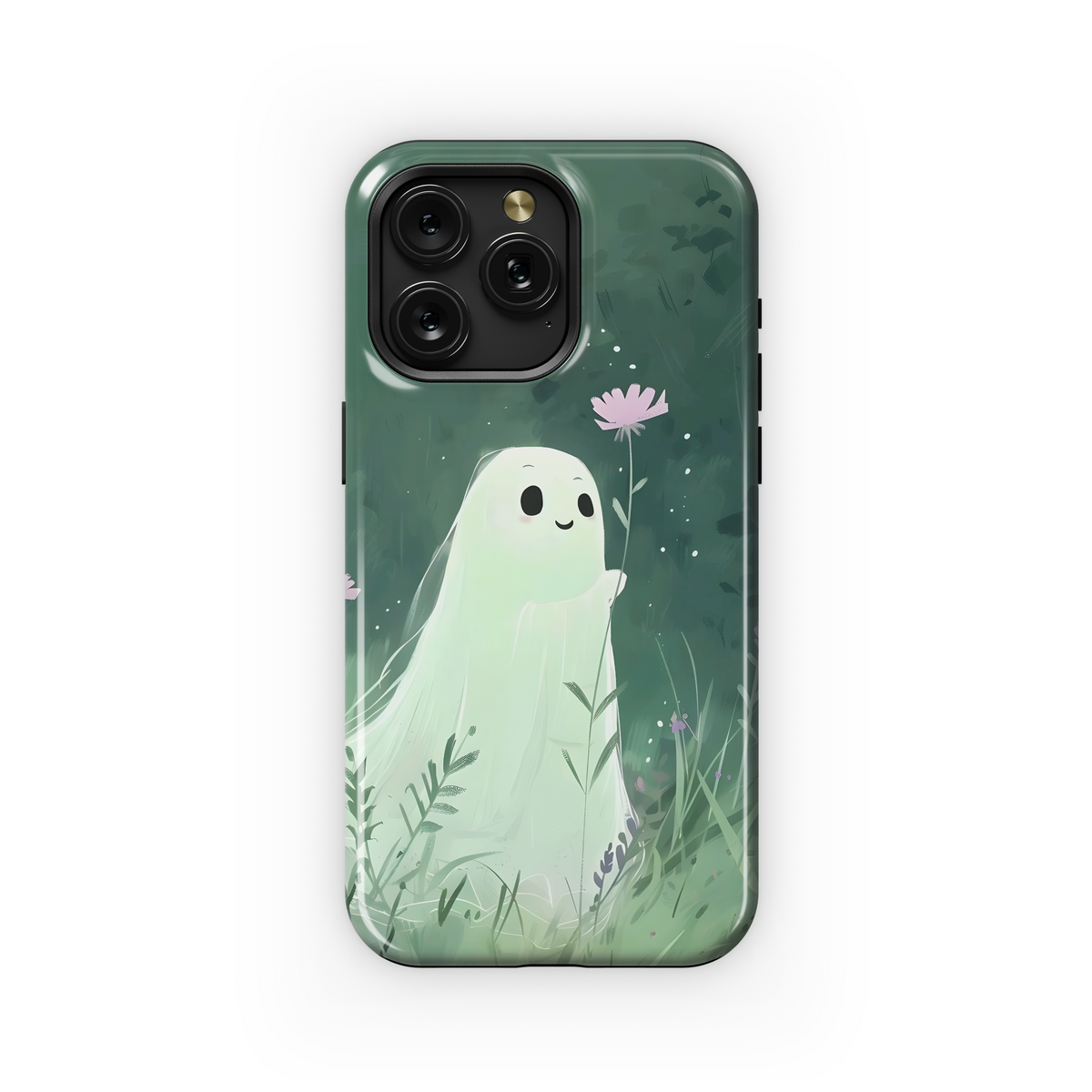 Sweet Ghost in Meadow
 Phone Case iPhone Samsung Cover Pixel 4158 - Image 1