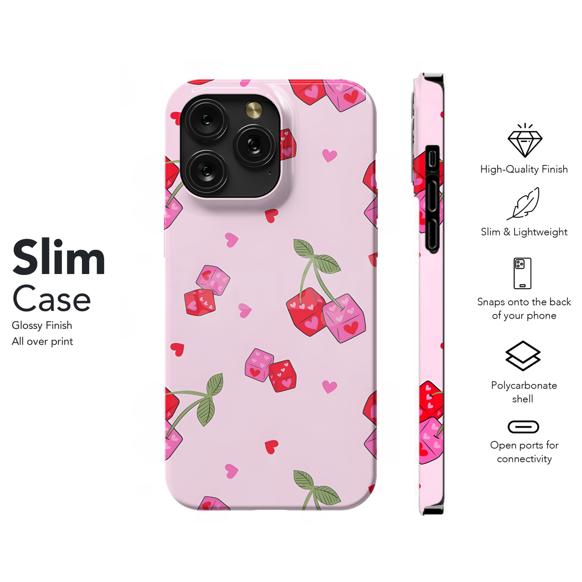 Sweetheart Cherry Dice
 Phone Case iPhone Samsung Cover Pixel 4240 - Image 7