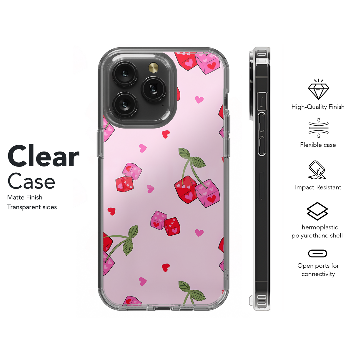 Sweetheart Cherry Dice
 Phone Case iPhone Samsung Cover Pixel 4240 - Image 8