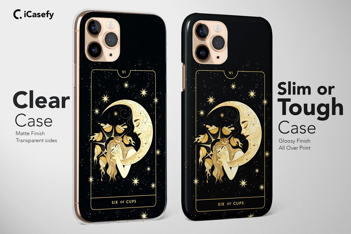 Tarot Card Phone Case Goth Tarot Moon Sun Lover Witchy Cover - Image 4