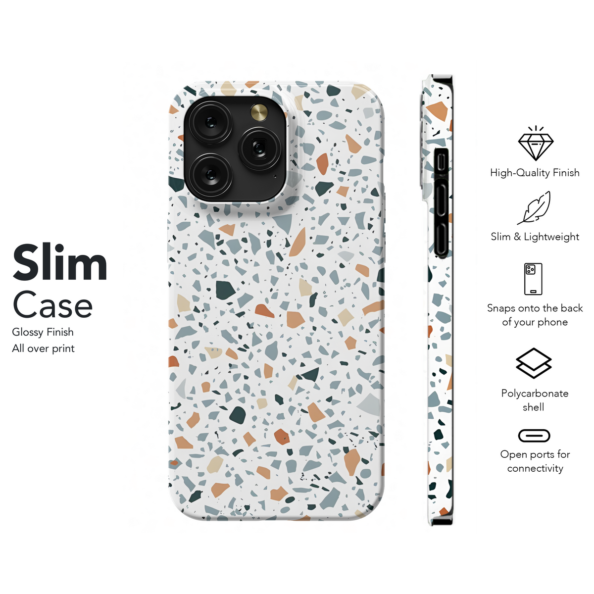 Terrazzo Phone Case iPhone Samsung Cover Pixel 2580 - Image 7