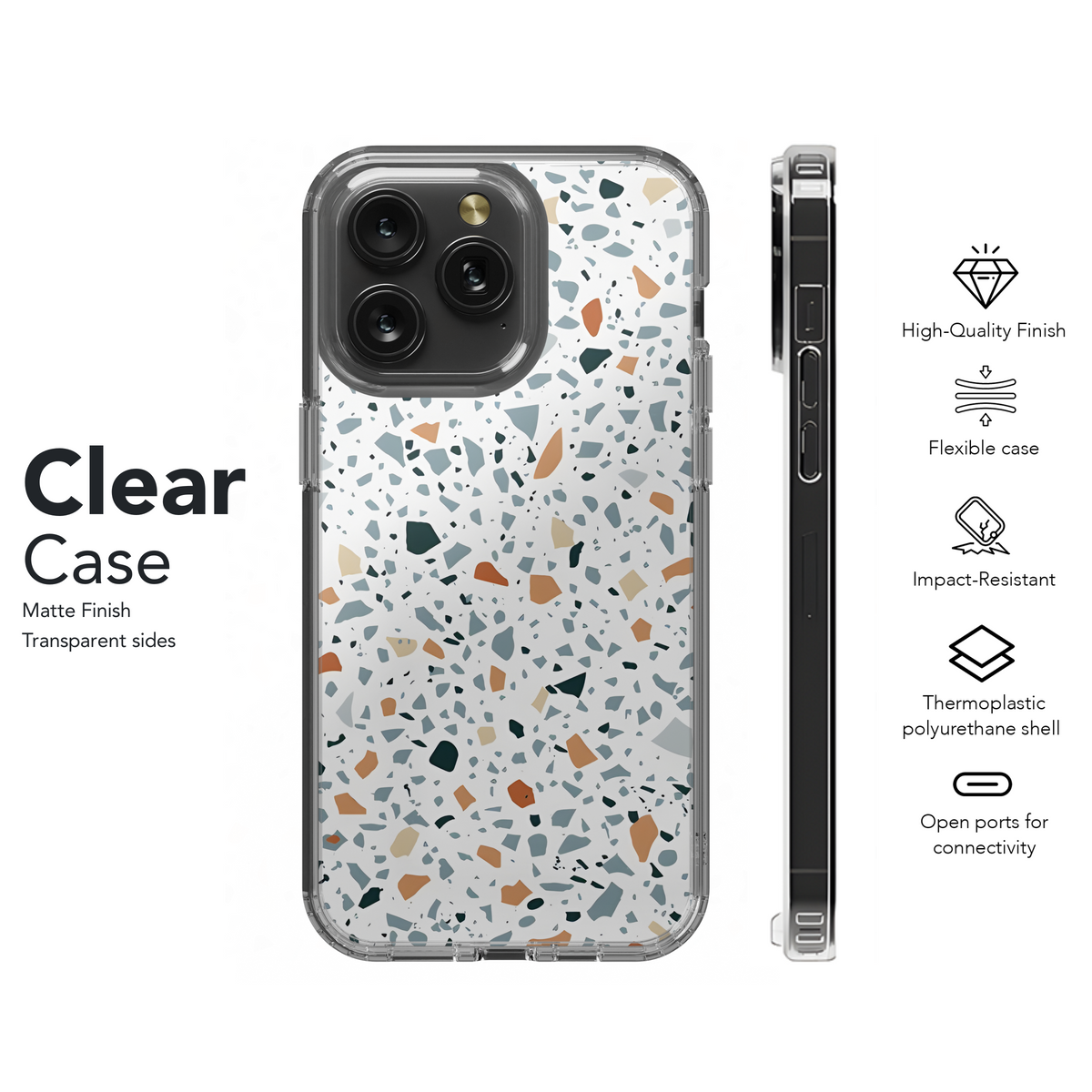 Terrazzo Phone Case iPhone Samsung Cover Pixel 2580 - Image 8