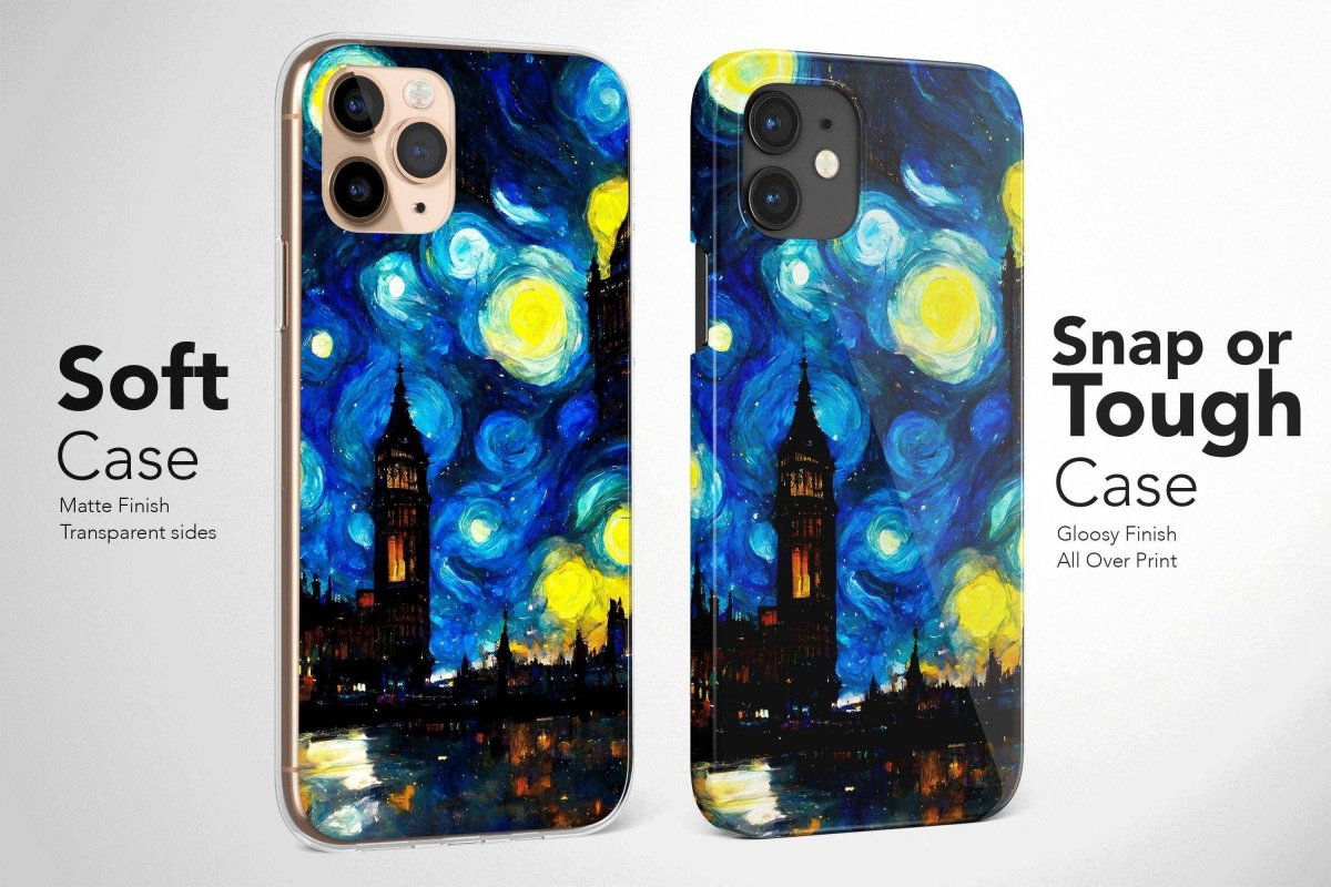 The Starry Night Phone Case Vincent Van Gogh Cover - Image 4