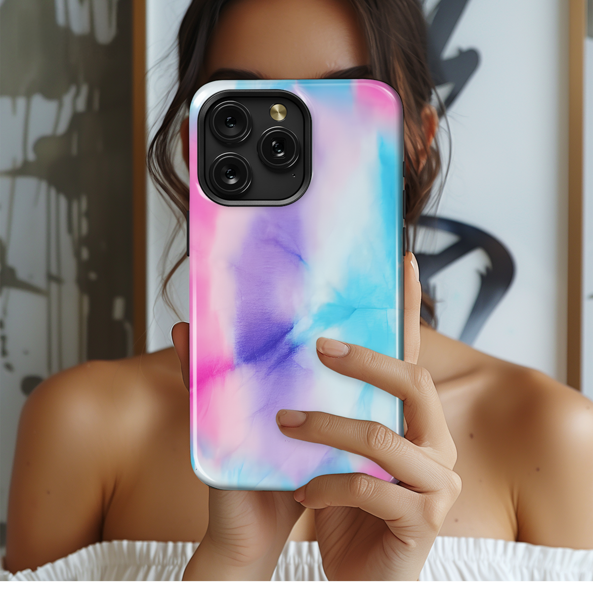 Tie Dye Hippie Phone Case iPhone Samsung Cover Pixel 3811 - Image 2