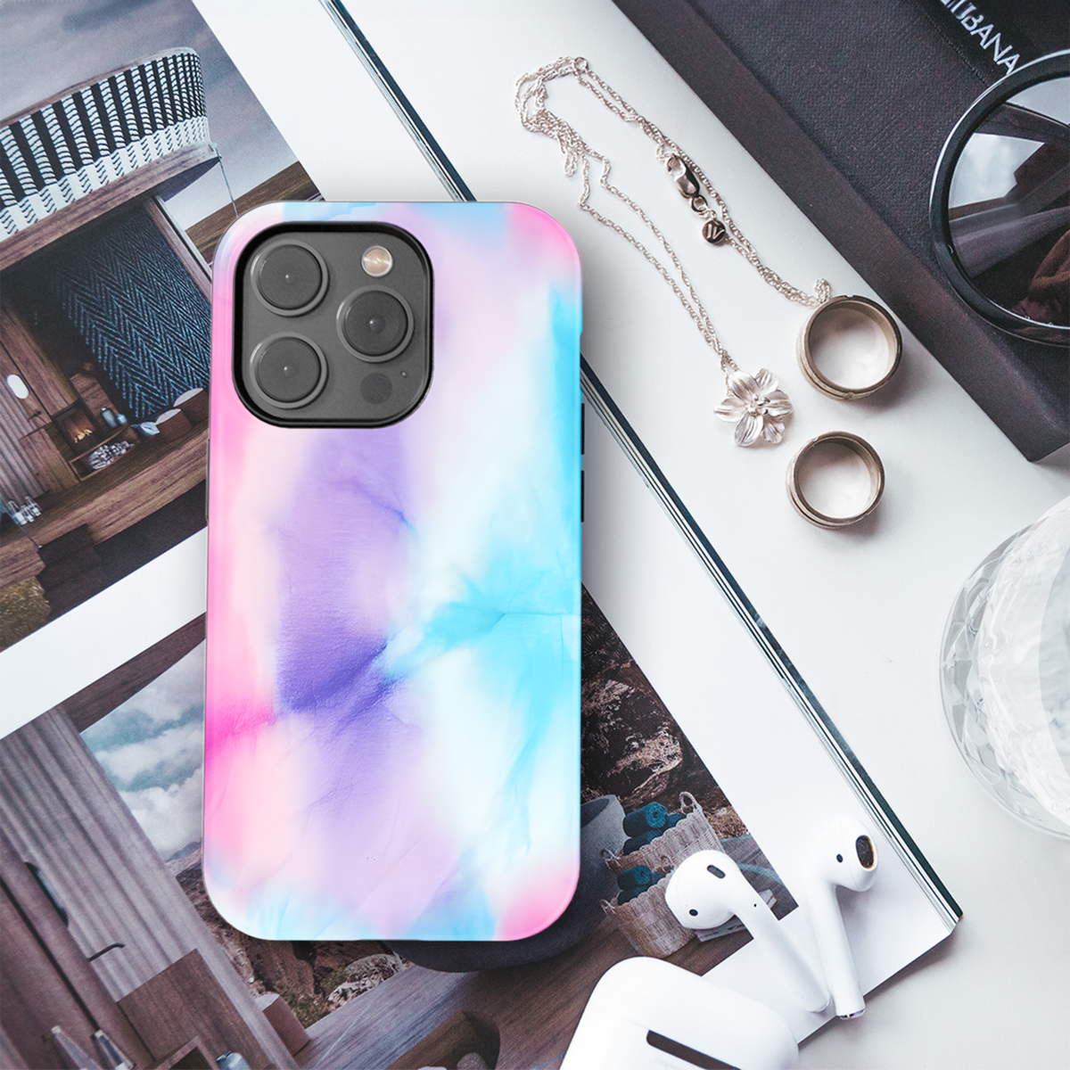 Tie Dye Hippie Phone Case iPhone Samsung Cover Pixel 3811 - Image 3