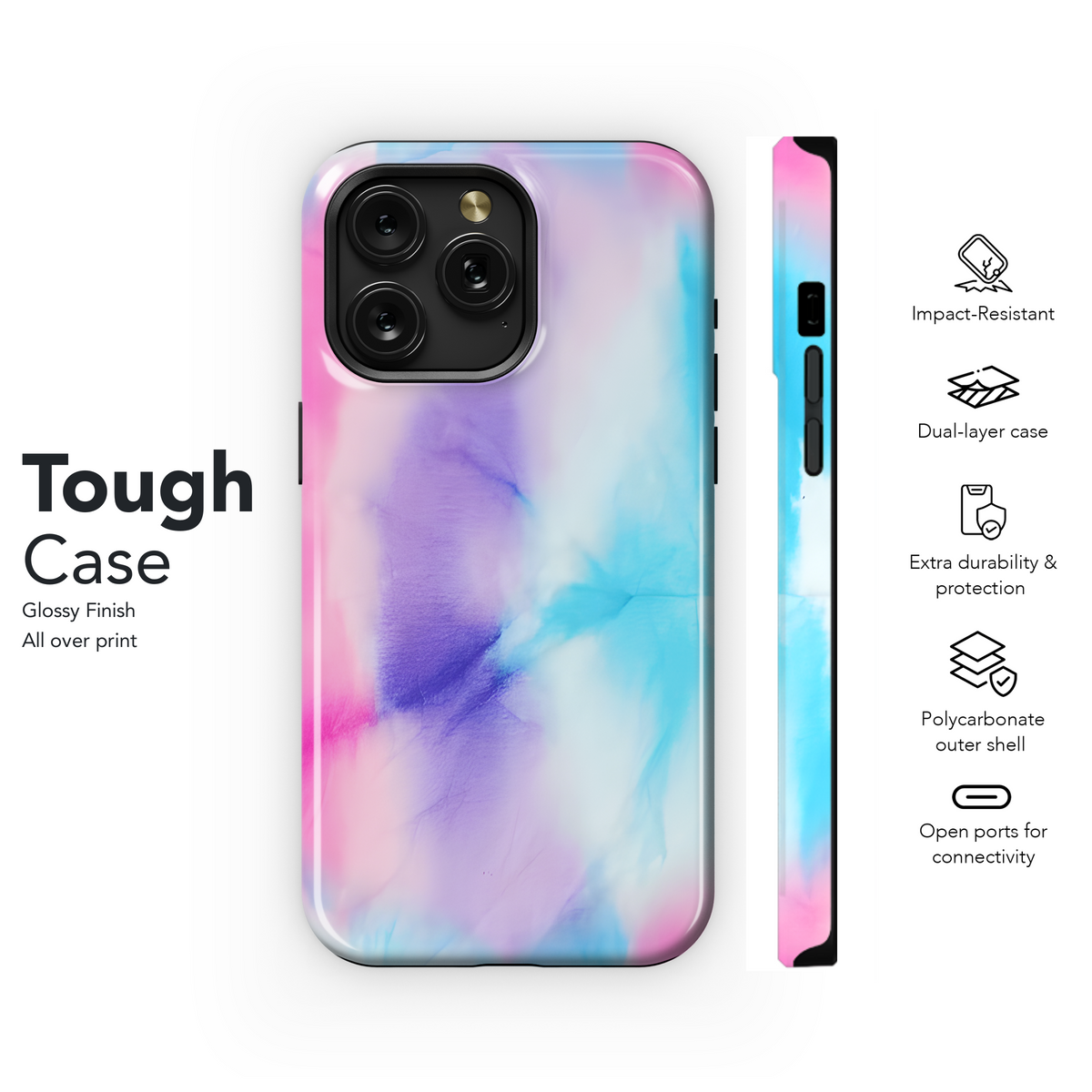 Tie Dye Hippie Phone Case iPhone Samsung Cover Pixel 3811 - Image 6