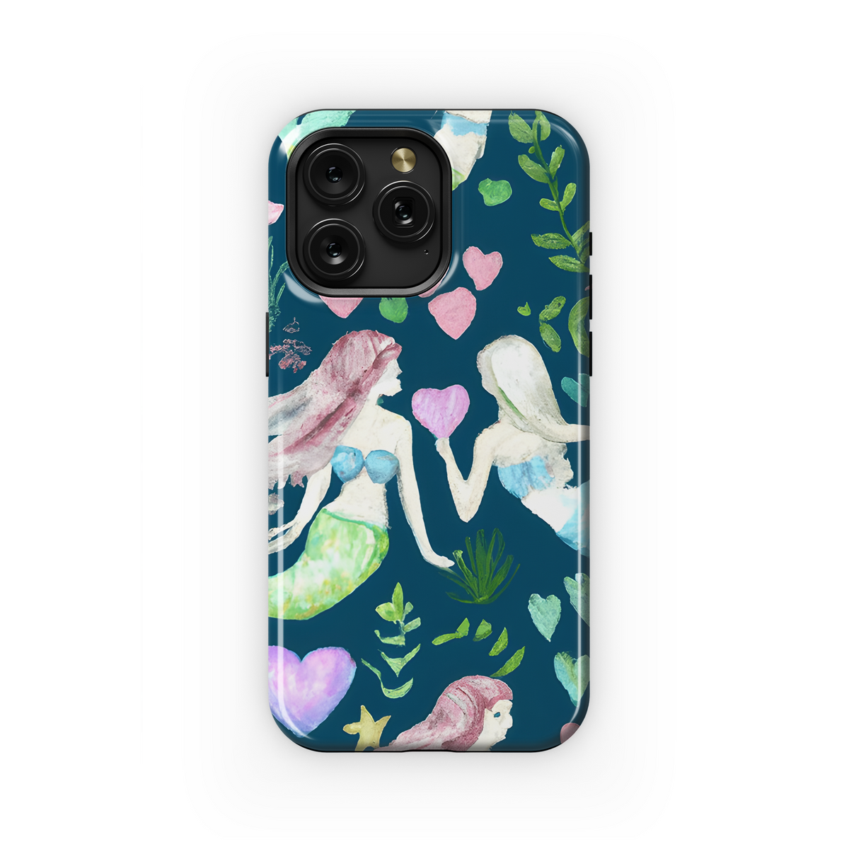 Tiny , Lilly Pulitzer Style Watercolor Phone Case iPhone Samsung Cover Pixel 3488 - Image 1