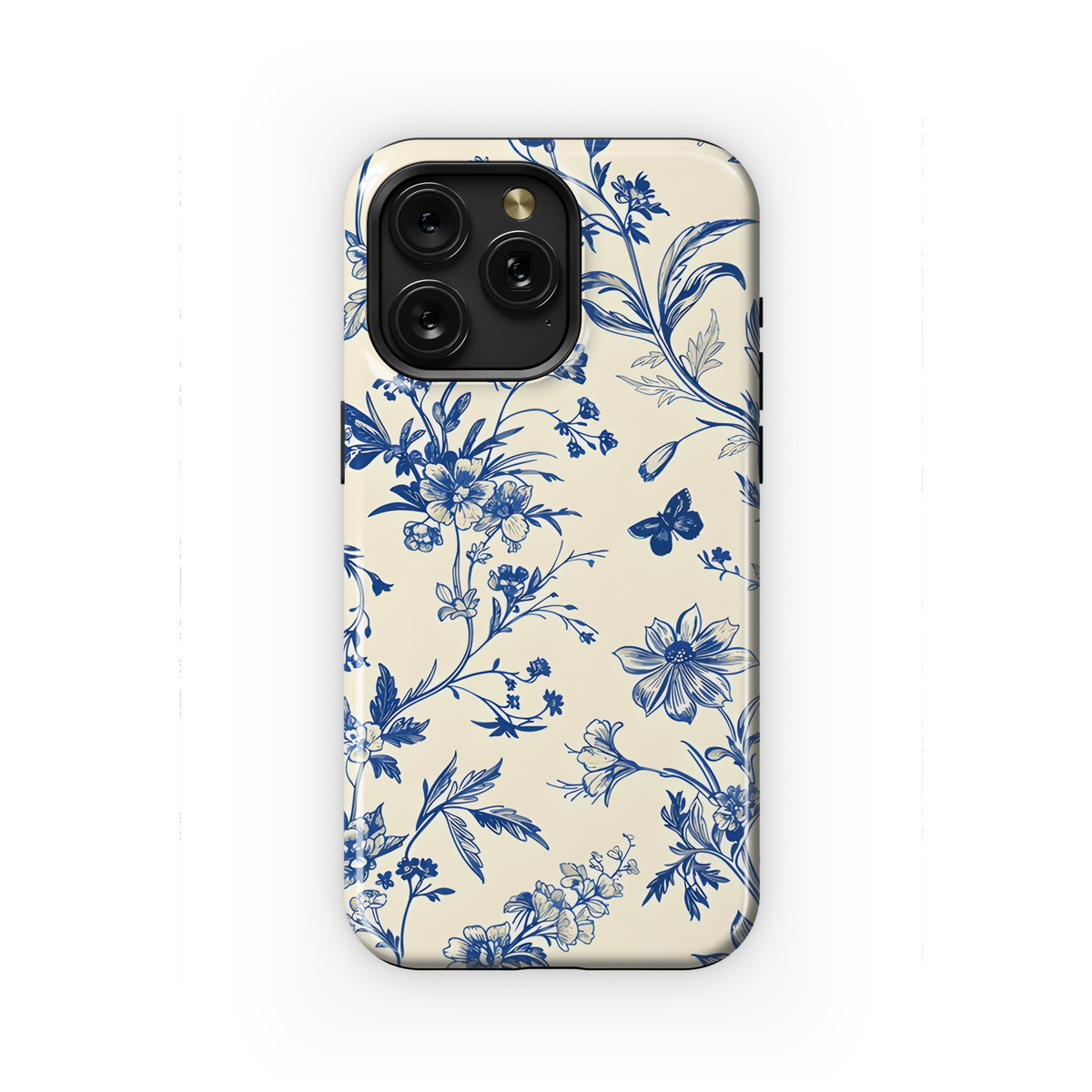 Toile De Jouy Vintage Floral Seamless Pattern Phone Case iPhone Samsung Cover Pixel 2344 - Image 1