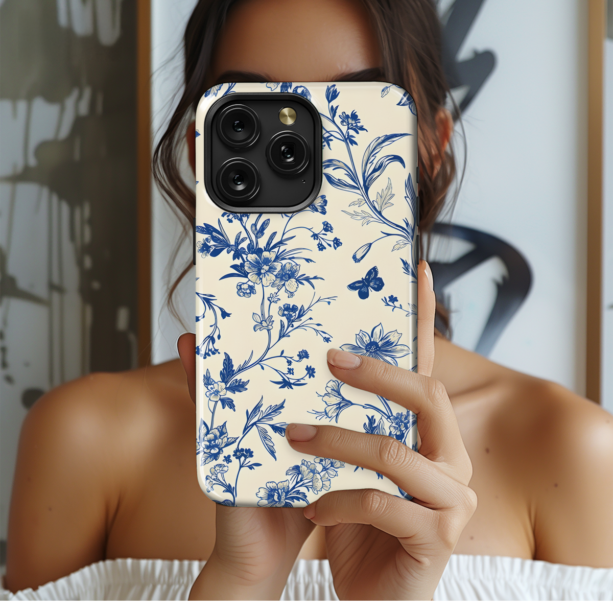 Toile De Jouy Vintage Floral Seamless Pattern Phone Case iPhone Samsung Cover Pixel 2344 - Image 2