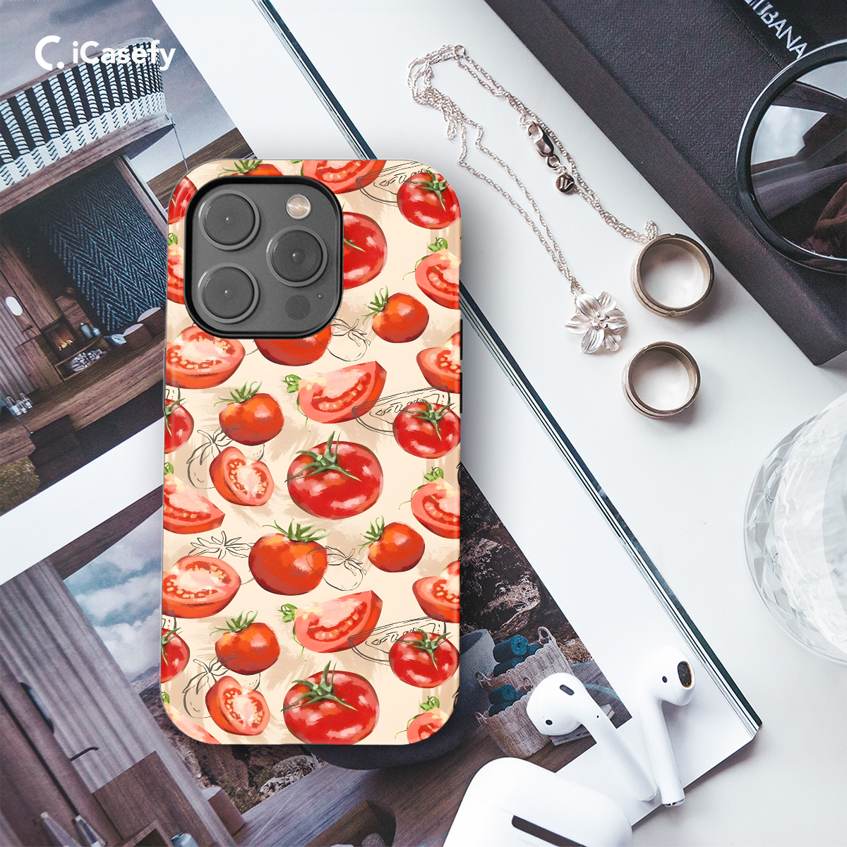 Tomato Aesthetic Phone Case iPhone Samsung Pixel & More 110 - Image 3