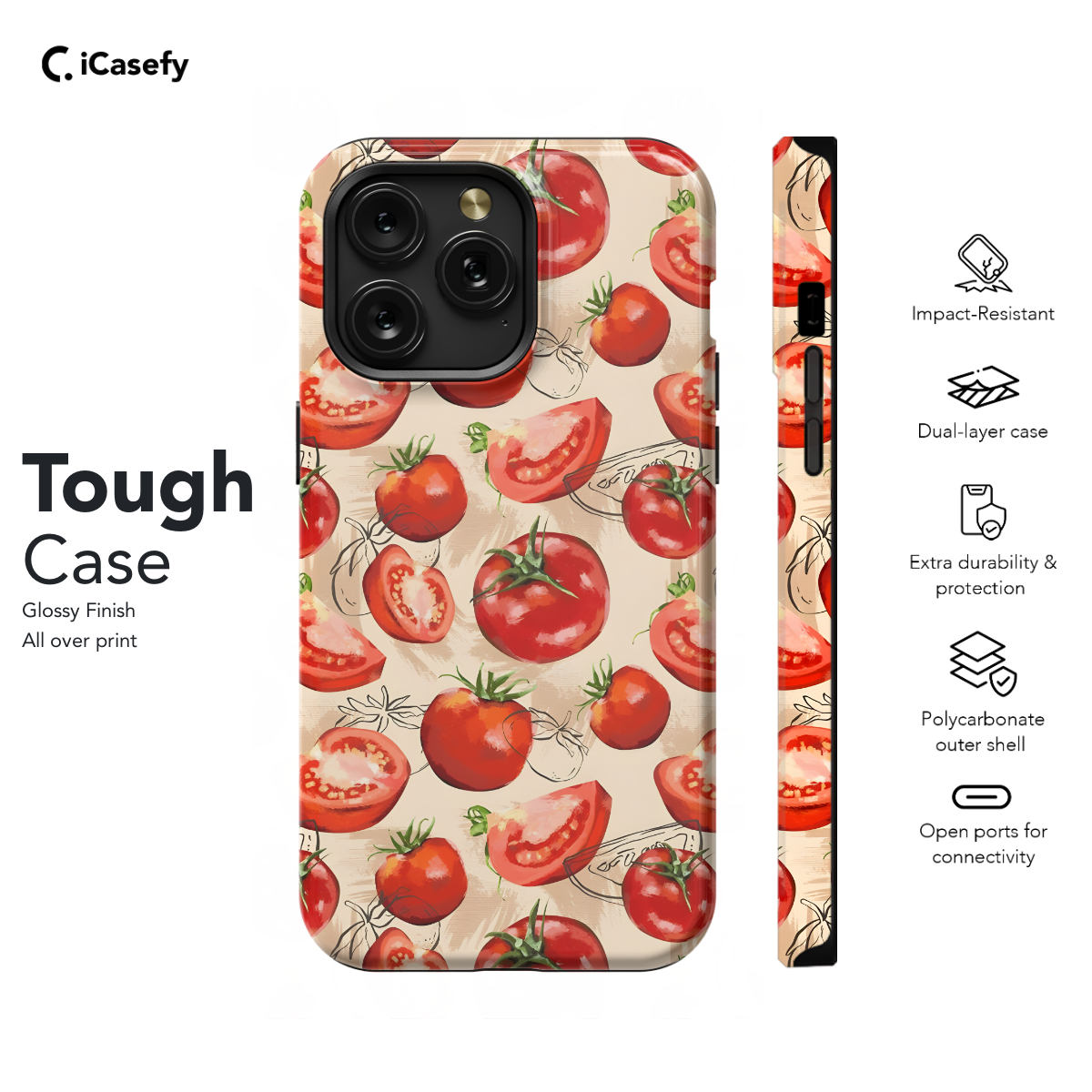 Tomato Aesthetic Phone Case iPhone Samsung Pixel & More 110 - Image 5