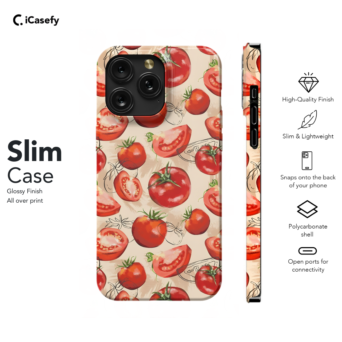 Tomato Aesthetic Phone Case iPhone Samsung Pixel & More 110 - Image 6