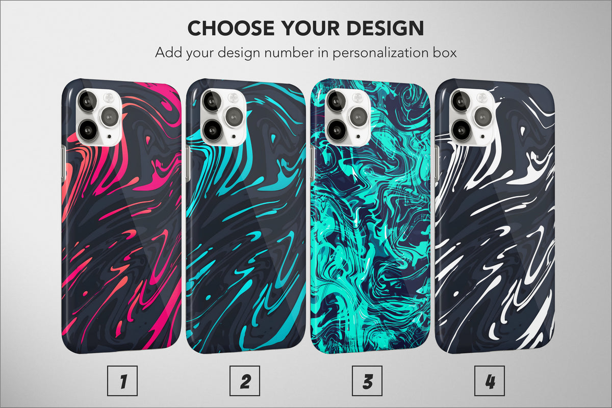 Topographic Map Phone Case Camo Cover - Image 1