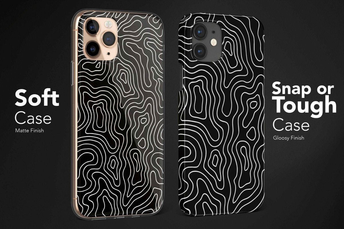 Topographic Map Phone Case Cover - Image 2