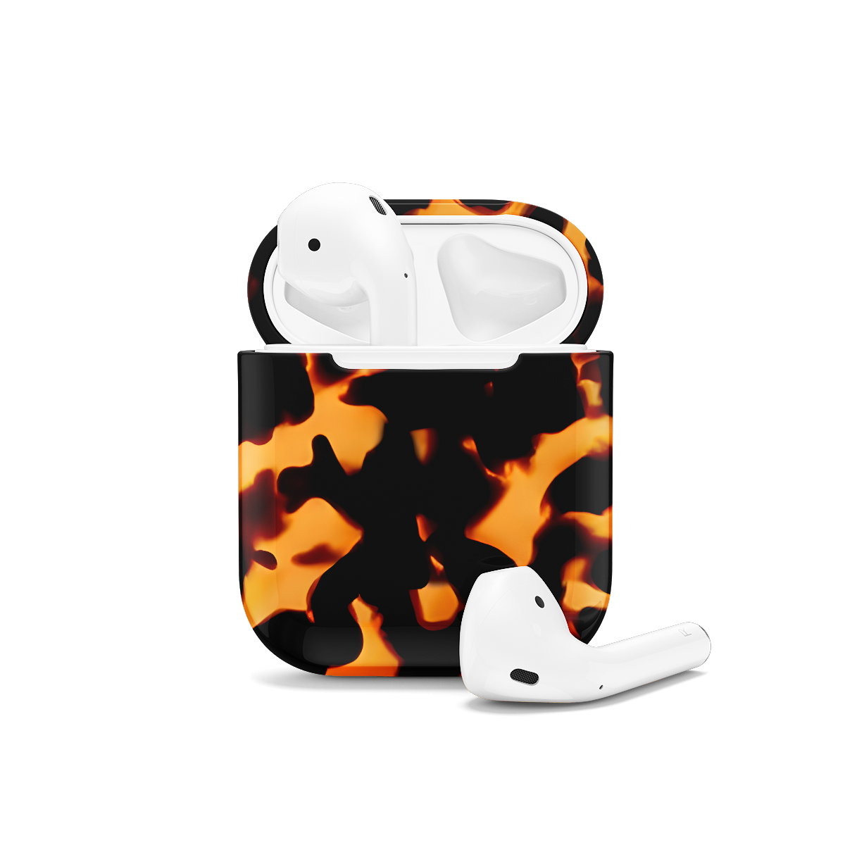 Tortoise Shell Tortoiseshell Animal Print AirPods Case AirPods Pro AirPods Pro 2 AirPods 3 AirPods 2 Glossy 1646 - Image 1