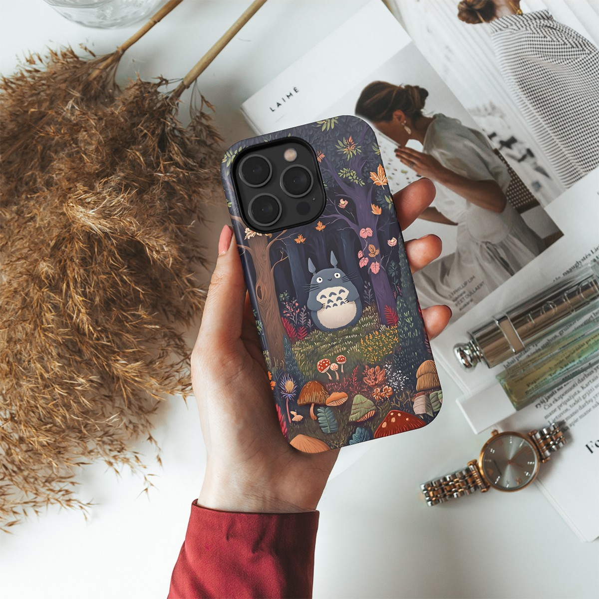 Totoro Forest Magic
 Phone Case iPhone Samsung Cover Pixel 4133 - Image 4