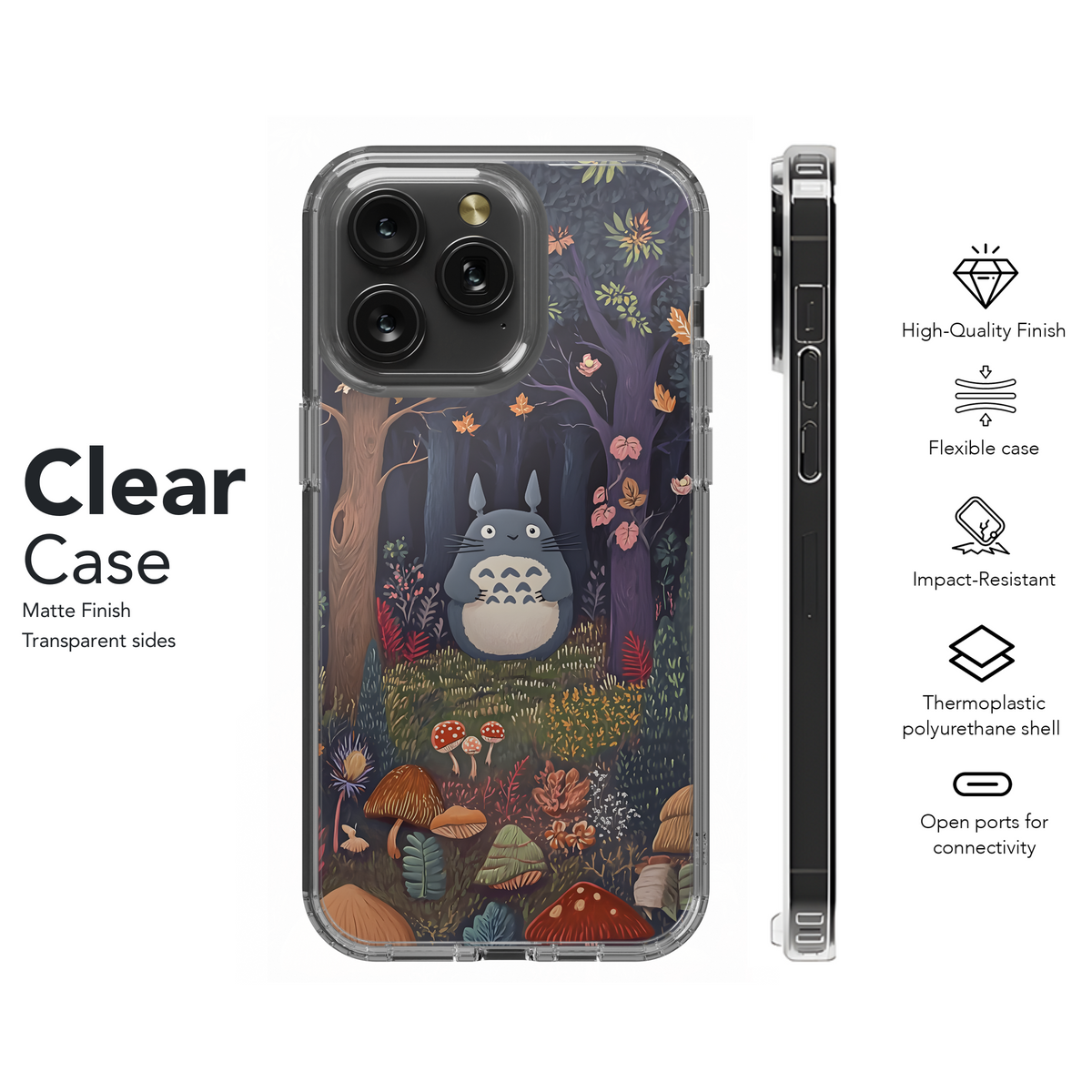 Totoro Forest Magic
 Phone Case iPhone Samsung Cover Pixel 4133 - Image 8