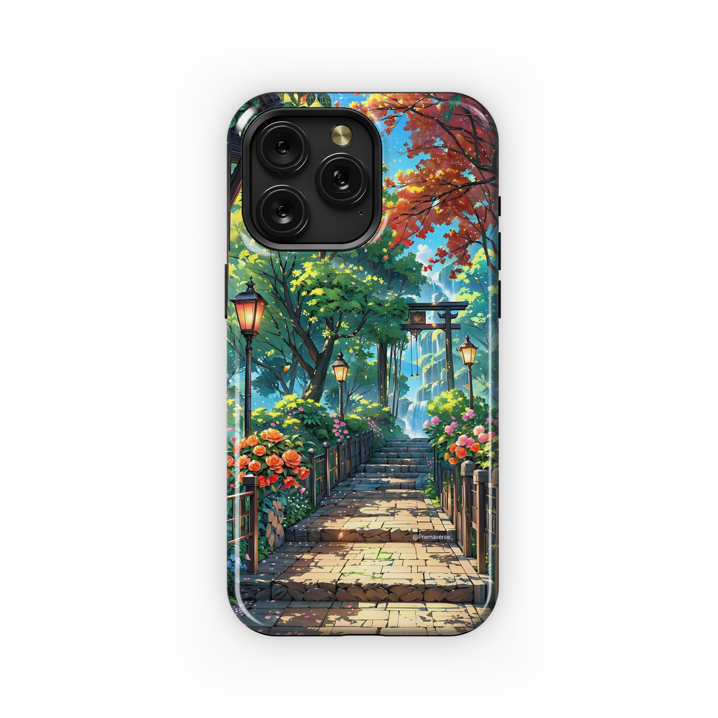 Tranquil Garden Path
 Phone Case iPhone Samsung Cover Pixel 4512 - Image 1