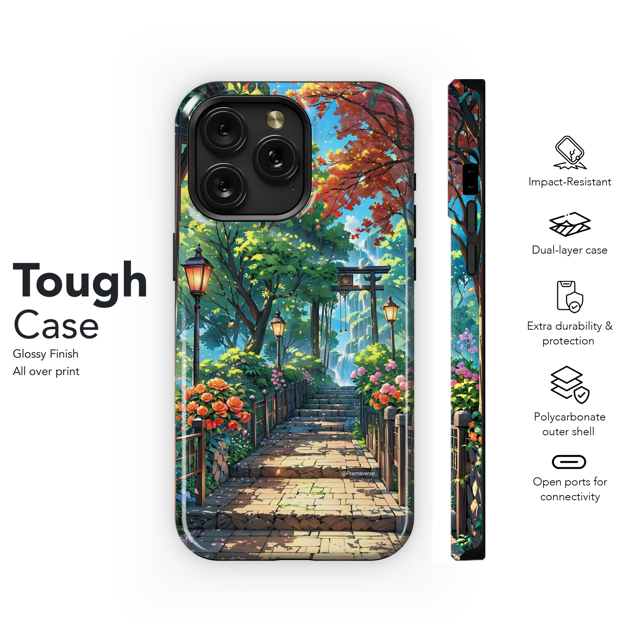 Tranquil Garden Path
 Phone Case iPhone Samsung Cover Pixel 4512 - Image 6