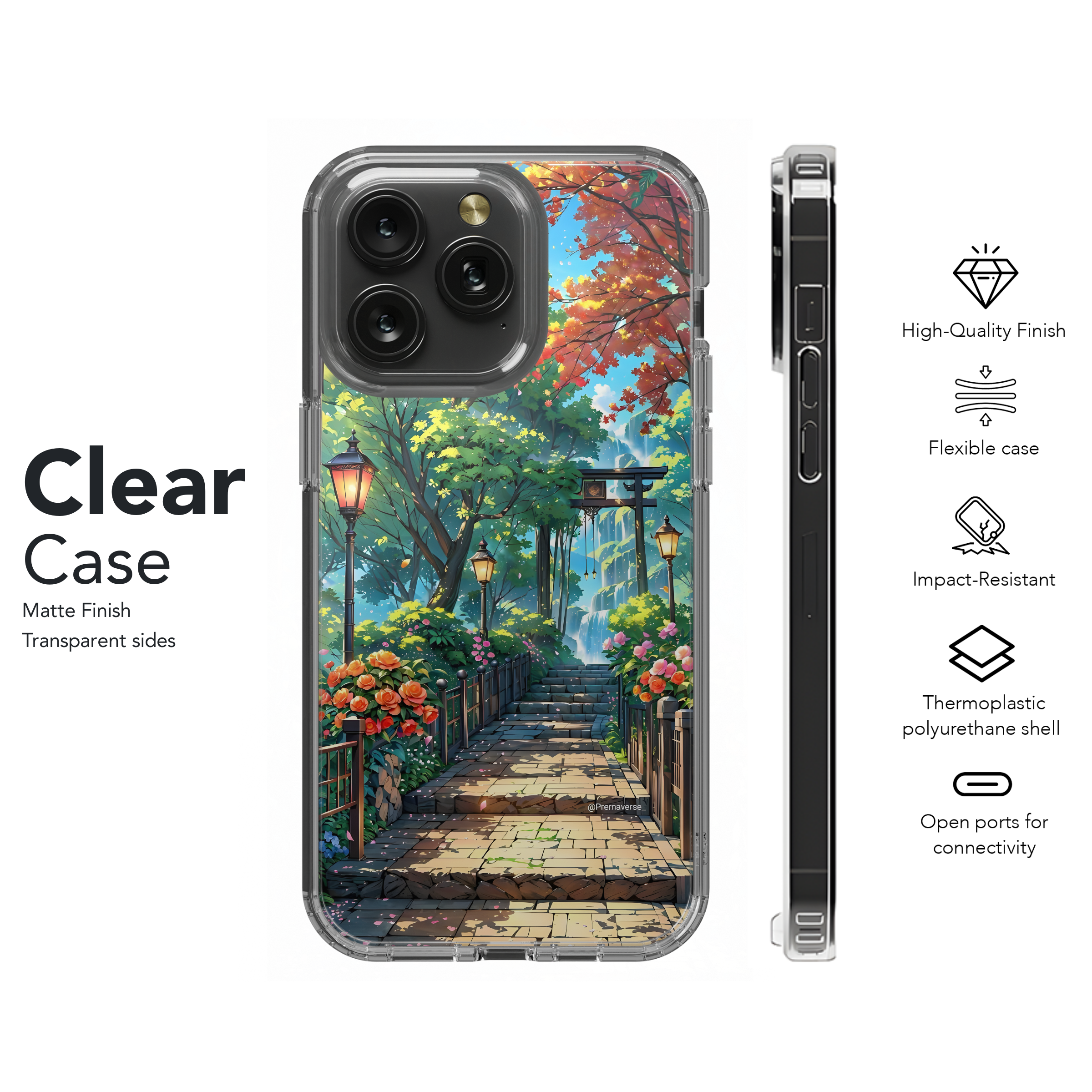 Tranquil Garden Path
 Phone Case iPhone Samsung Cover Pixel 4512 - Image 8