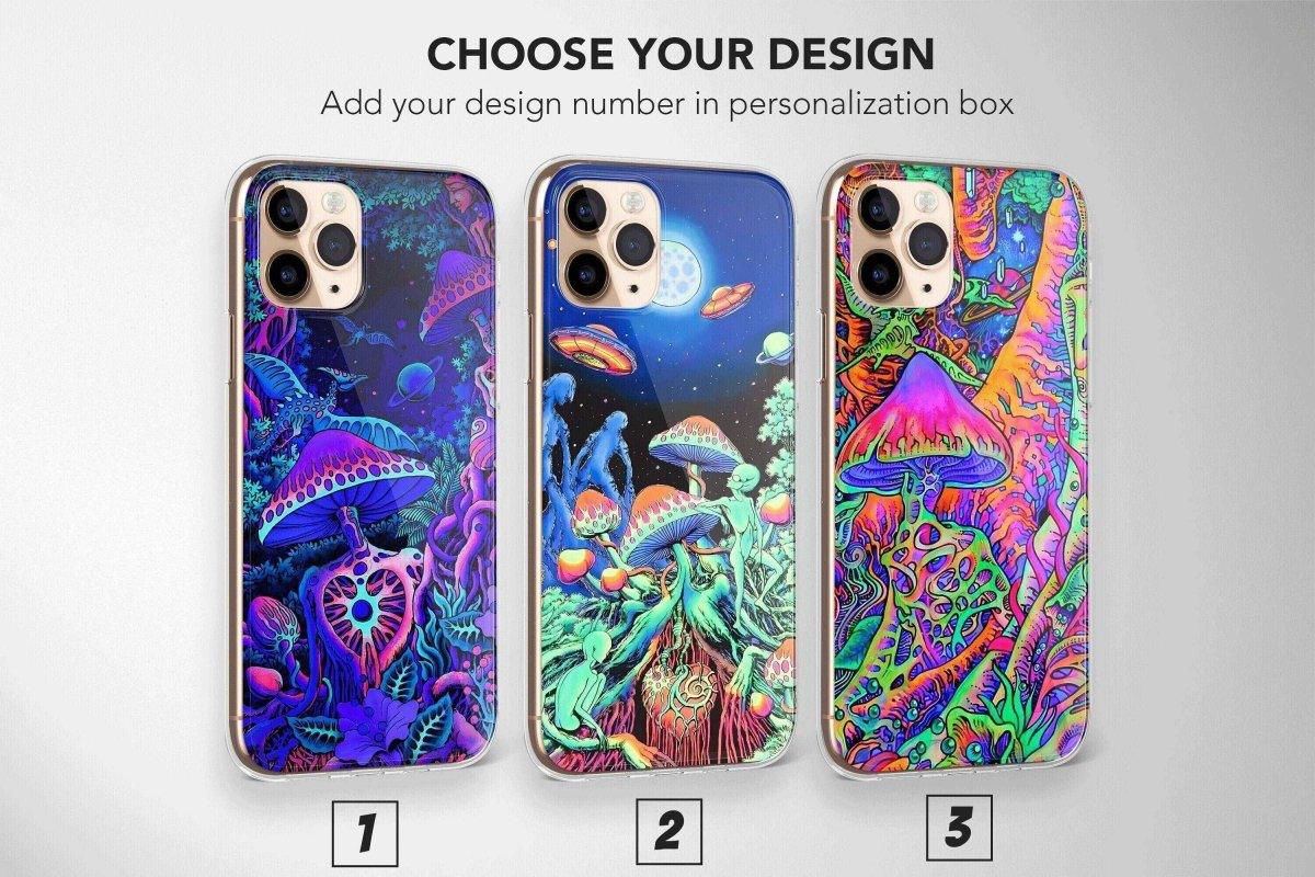 Trippy Psychedelic Phone Case Aesthetic Hippie Cover - Image 1