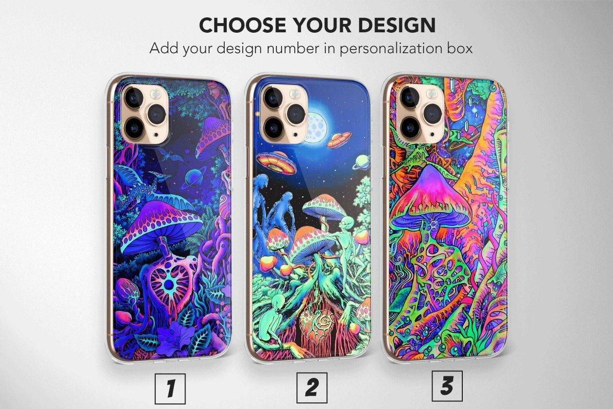 Trippy Psychedelic Phone Case Aesthetic Hippie Cover - Image 3