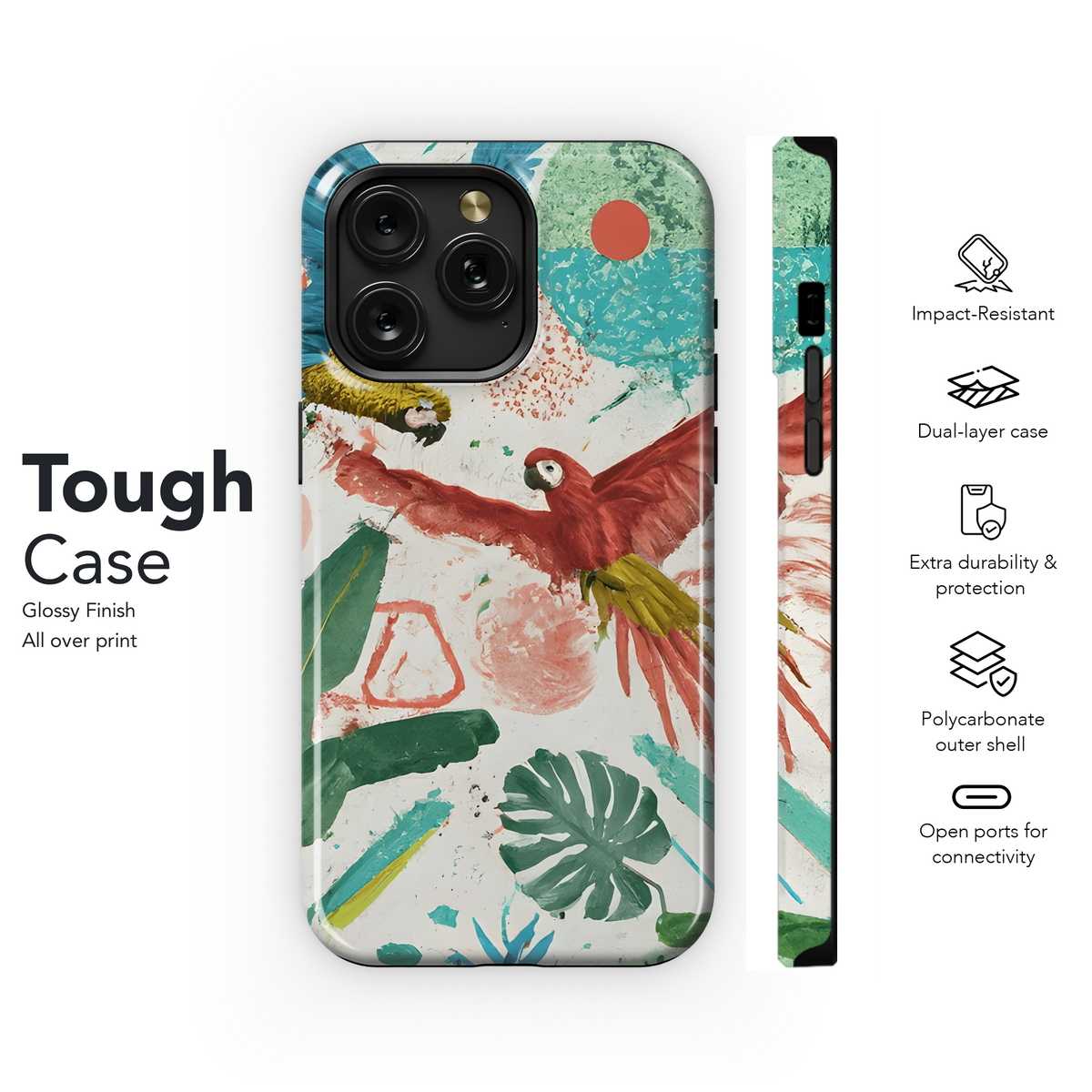 Tropical Chic Phone Case iPhone Samsung Cover Pixel 3572 - Image 6