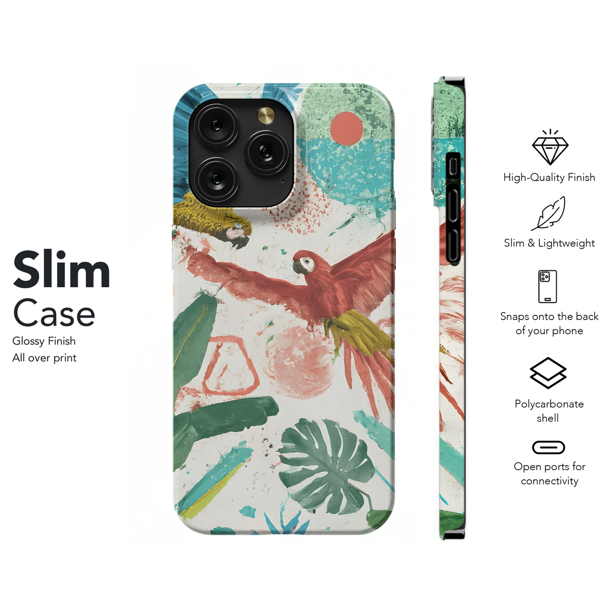 Tropical Chic Phone Case iPhone Samsung Cover Pixel 3572 - Image 7