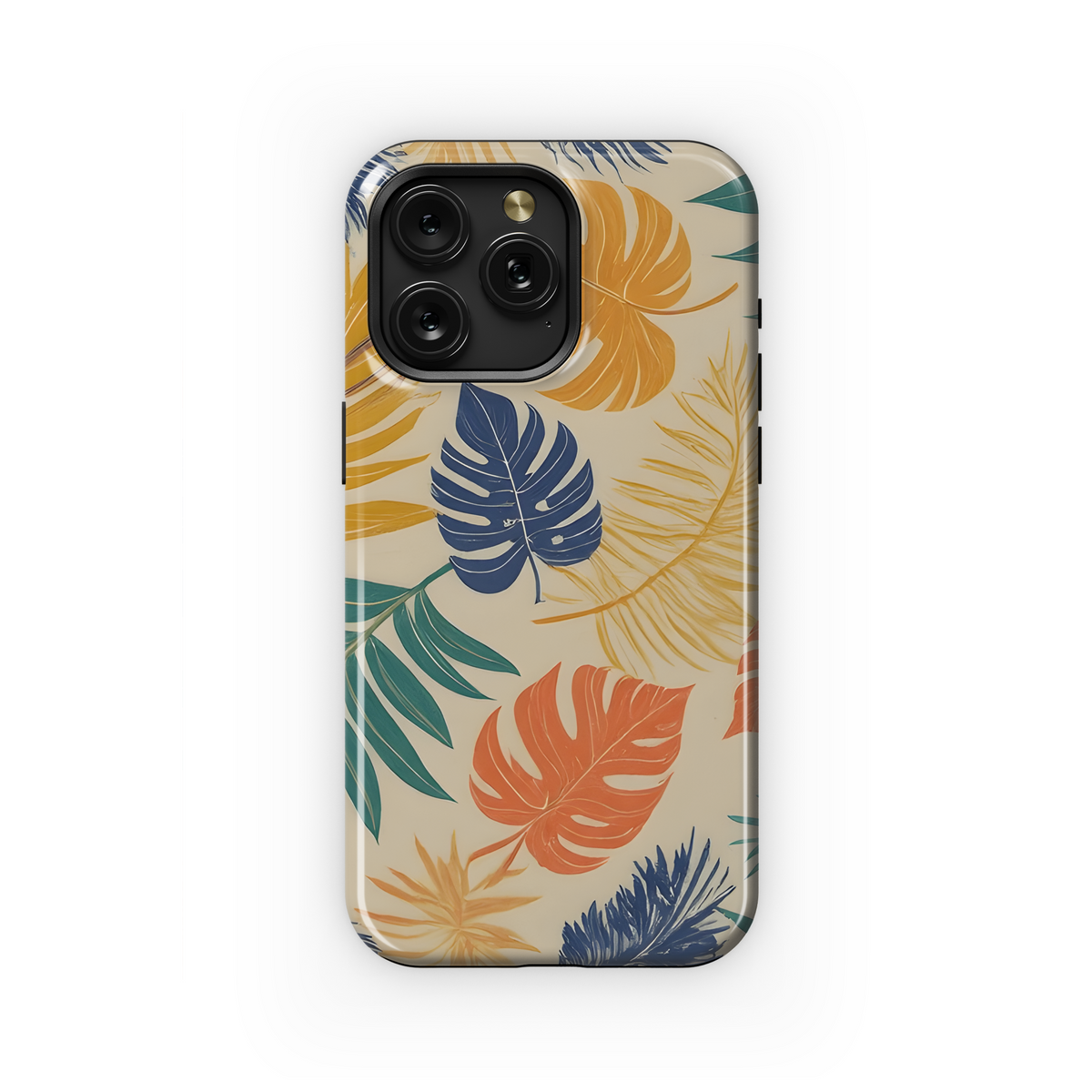 Tropical Palm Leaf Phone Case iPhone Samsung Cover Pixel 3144 - Image 1