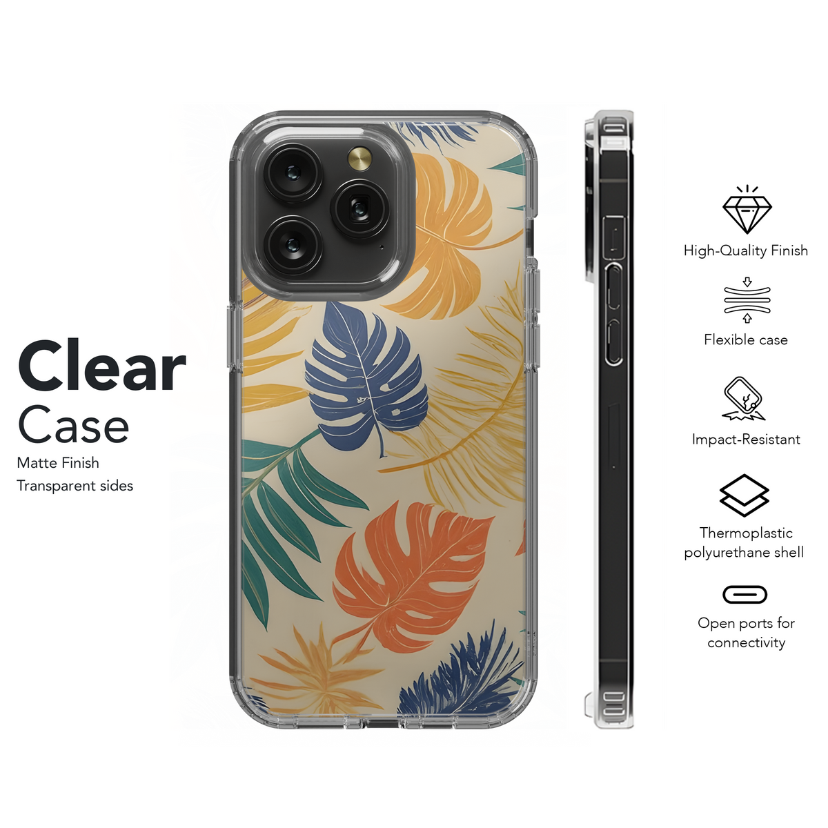 Tropical Palm Leaf Phone Case iPhone Samsung Cover Pixel 3144 - Image 8