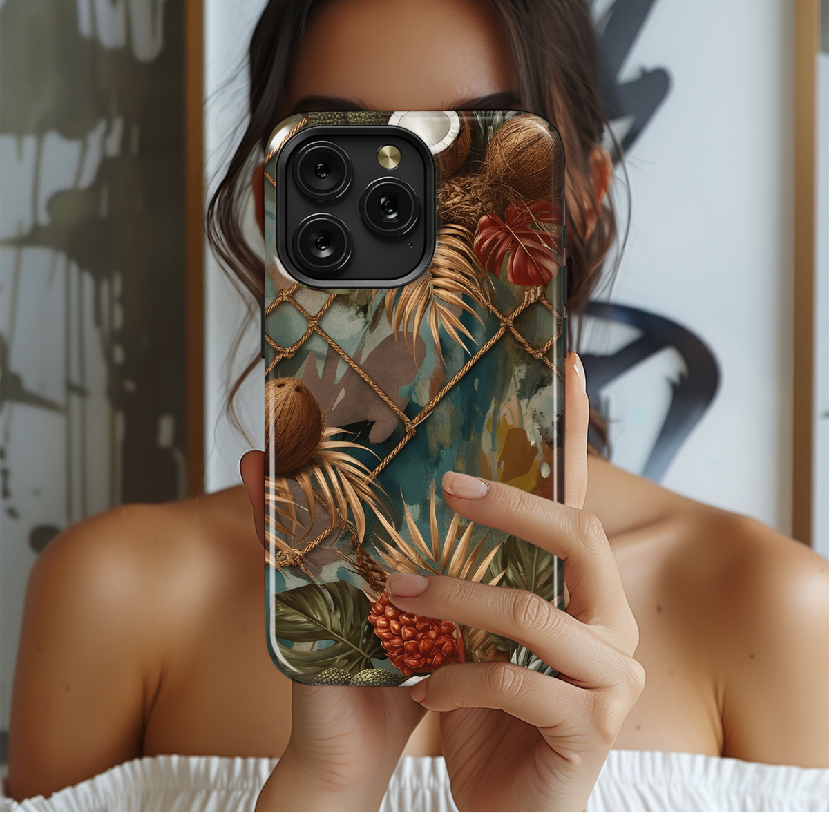 Tropical Vintage Phone Case iPhone Samsung Cover Pixel 3767 - Image 2