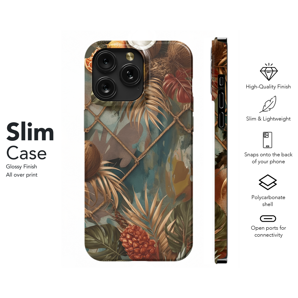 Tropical Vintage Phone Case iPhone Samsung Cover Pixel 3767 - Image 7