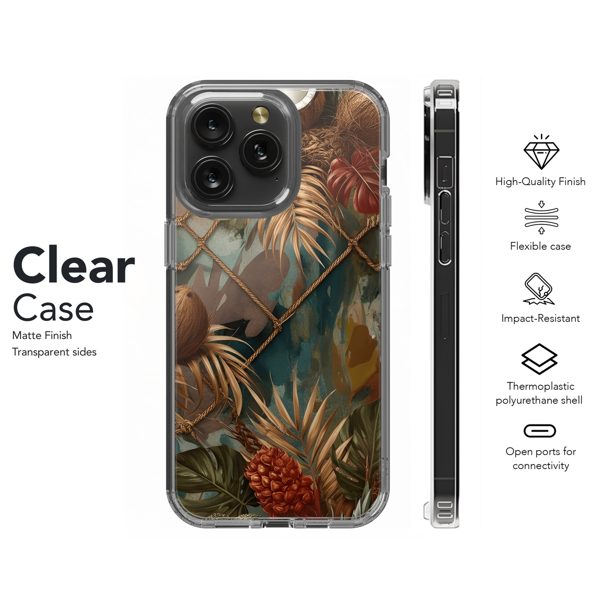 Tropical Vintage Phone Case iPhone Samsung Cover Pixel 3767 - Image 8